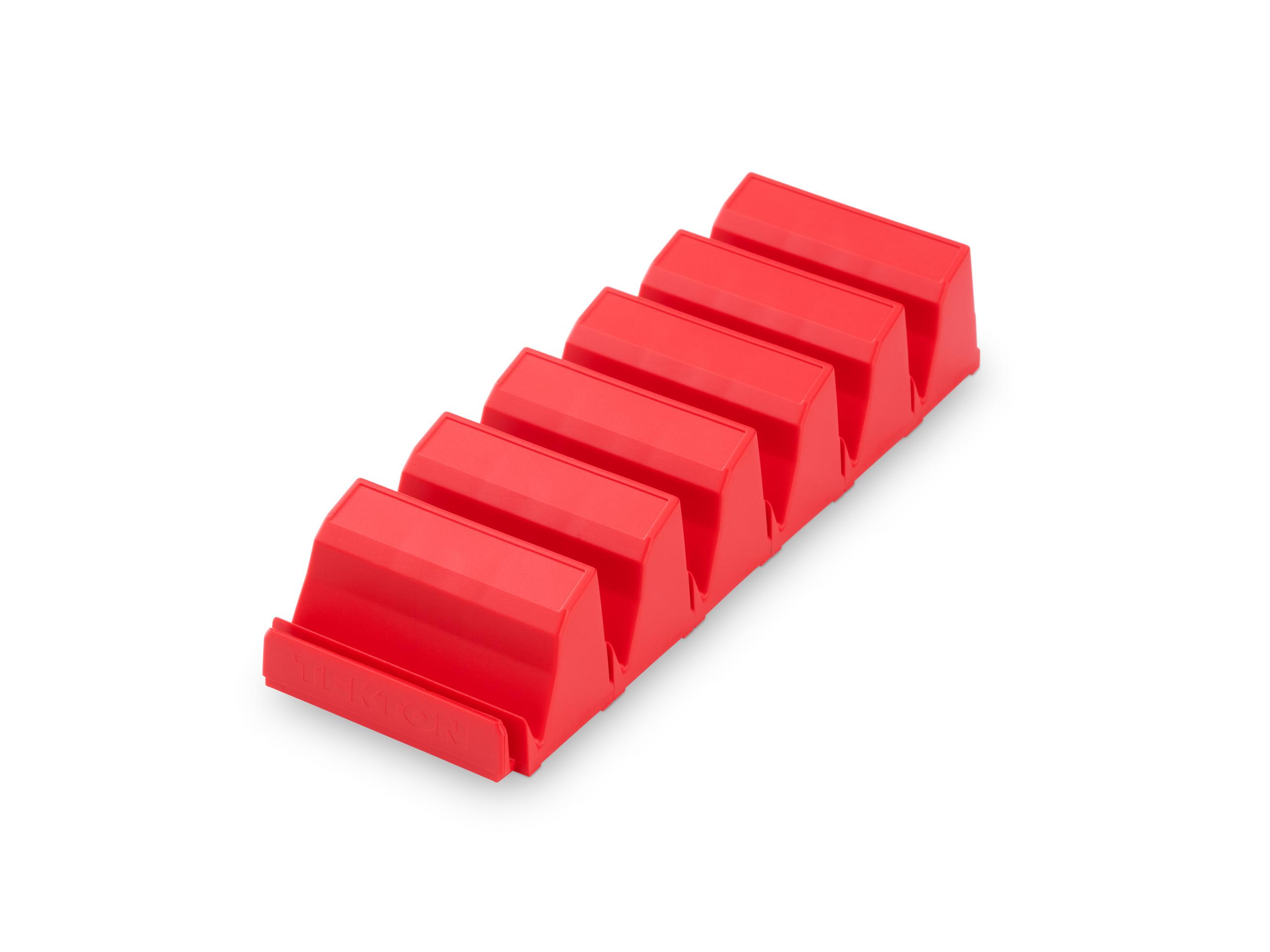 TEKTON 5-Tool Modular Driver Organizer Set, Wide Slot (Red)
