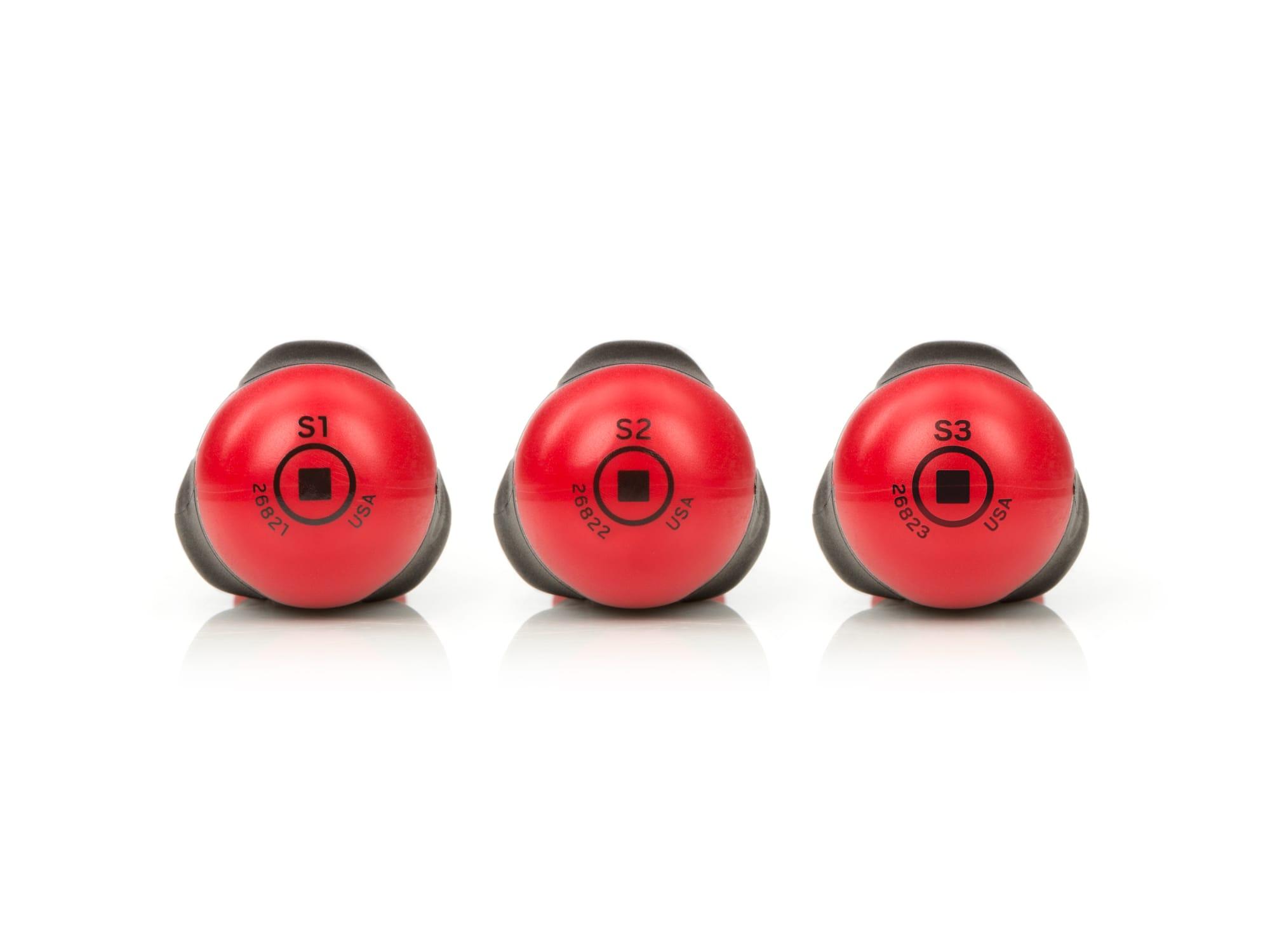 Back view of Tekton screwdriver set. Item #DHQ91004