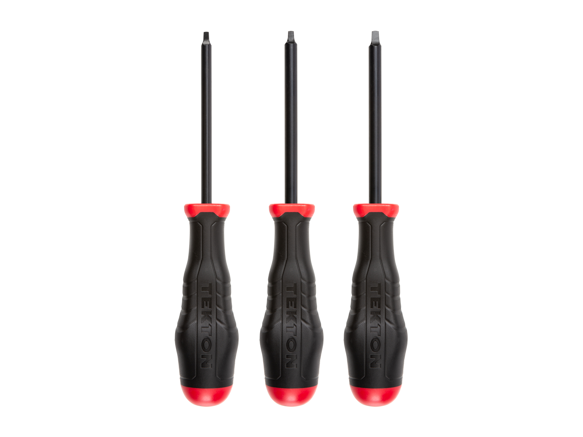 TEKTON Square High-Torque Black Oxide Blade Screwdriver Set, 3-Piece (S1-S3)