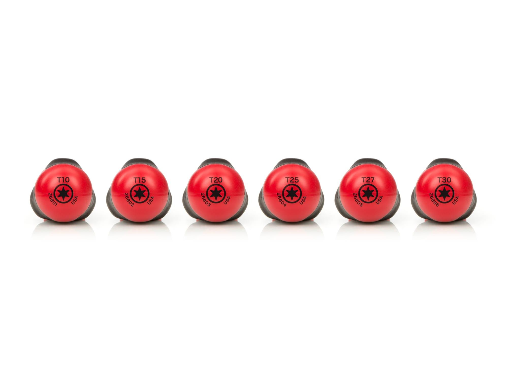 Back view of Tekton screwdriver set. Item #DHT91006