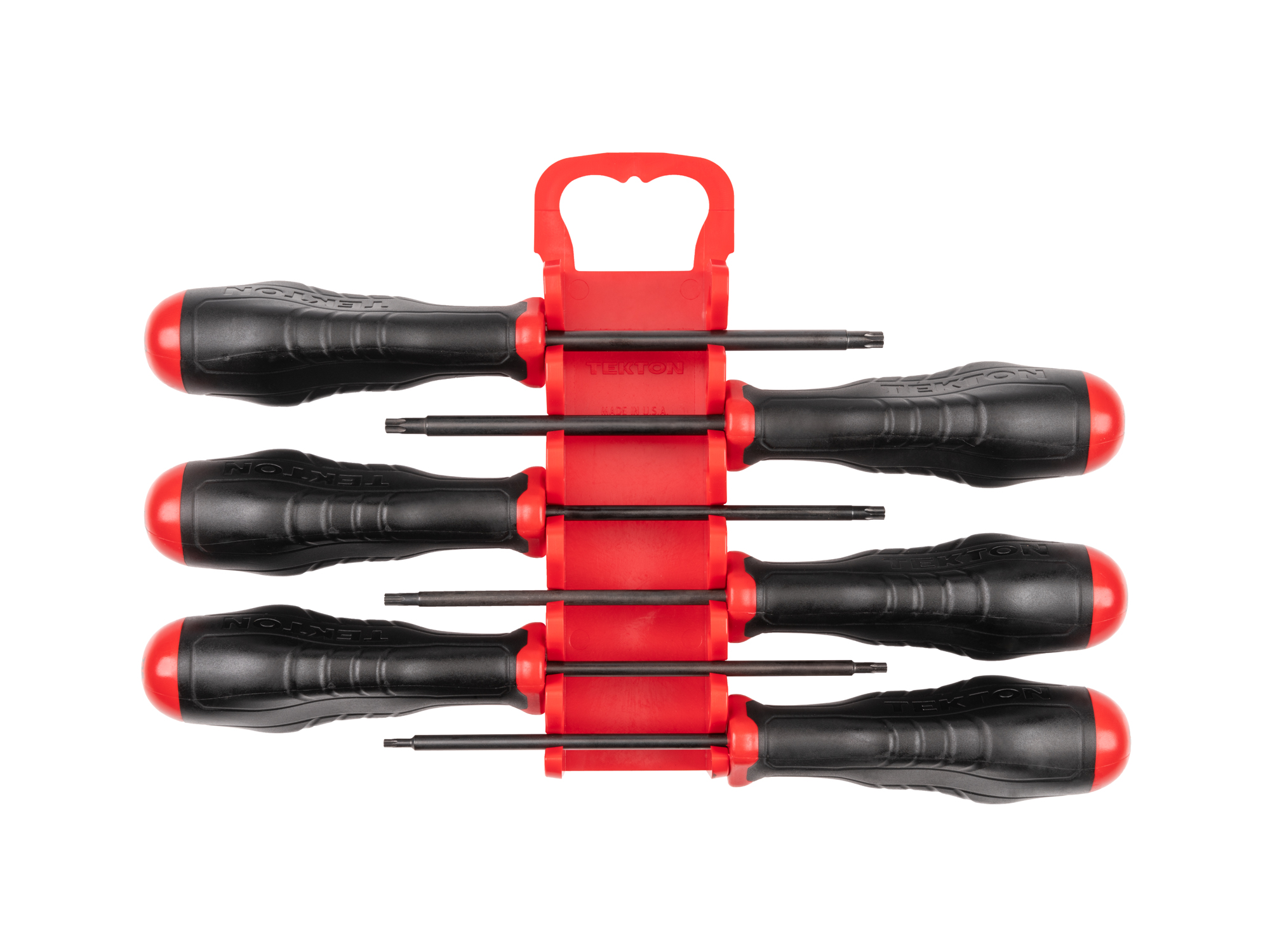 Torx High-Torque Black Oxide Blade Screwdriver Set with Holder (6-Piece)