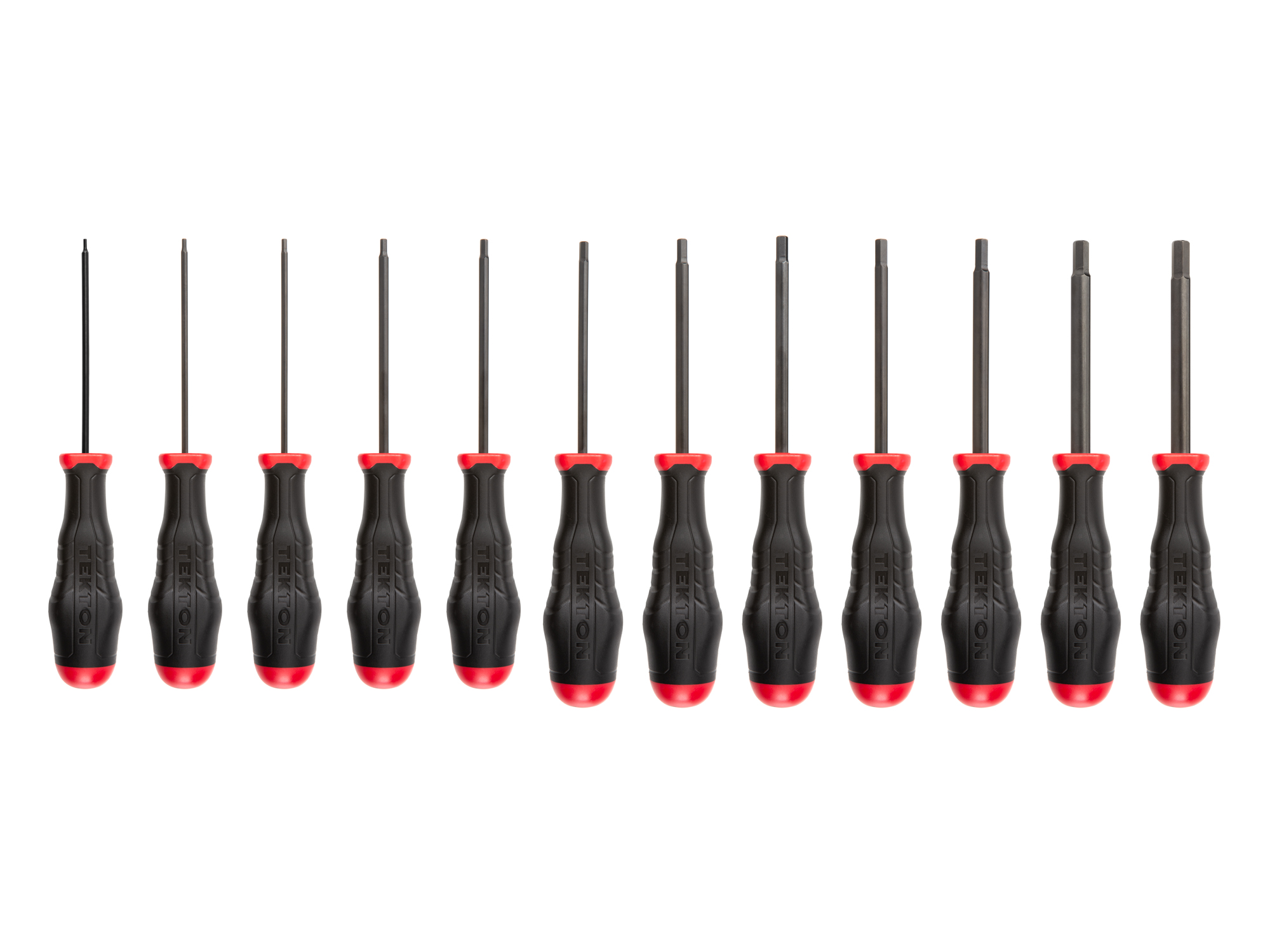 Hex High-Torque Black Oxide Blade Screwdriver Set (12-Piece)