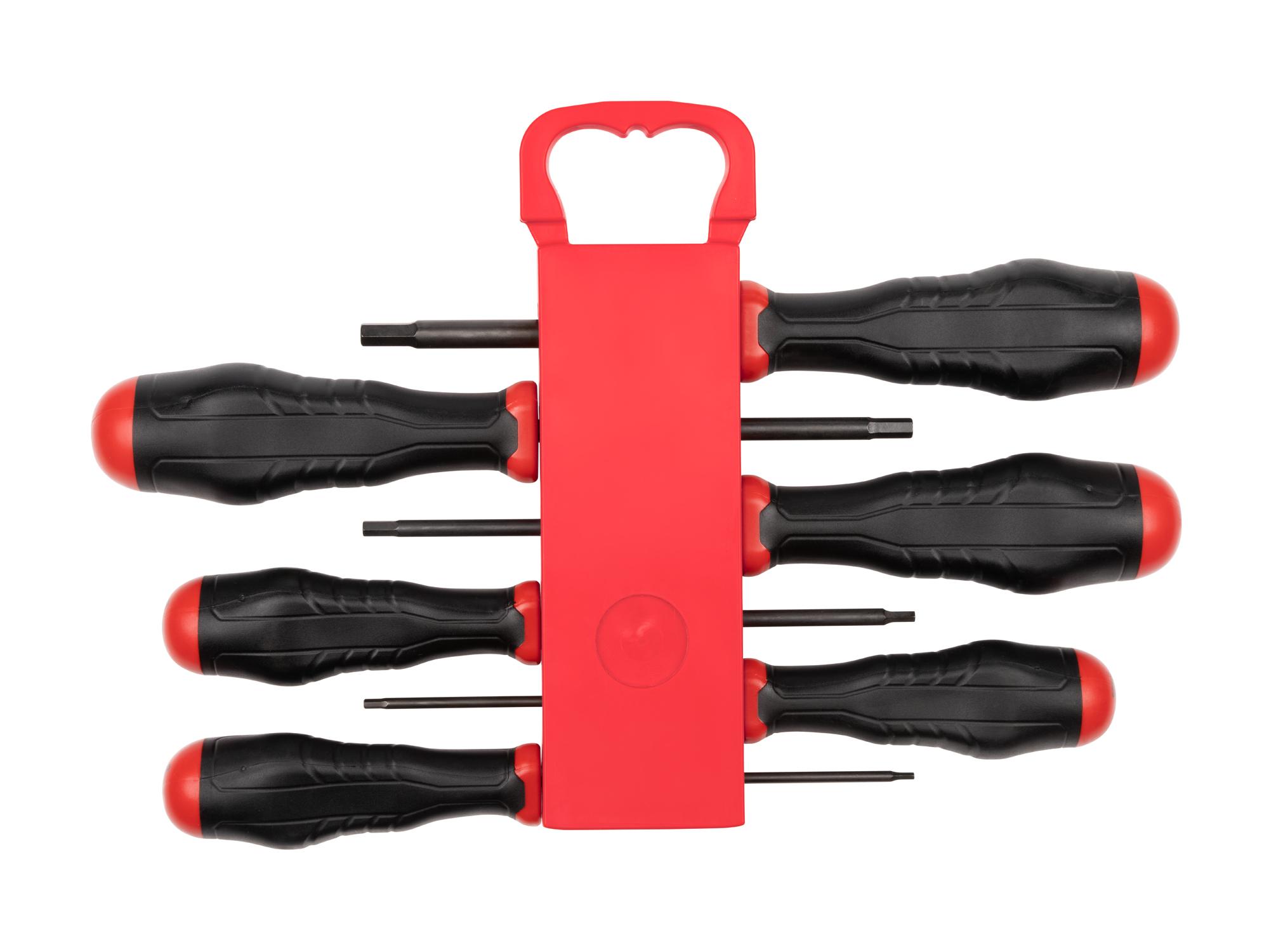 Back view of  Tekton holder screwdriver set. Item #DHX92006