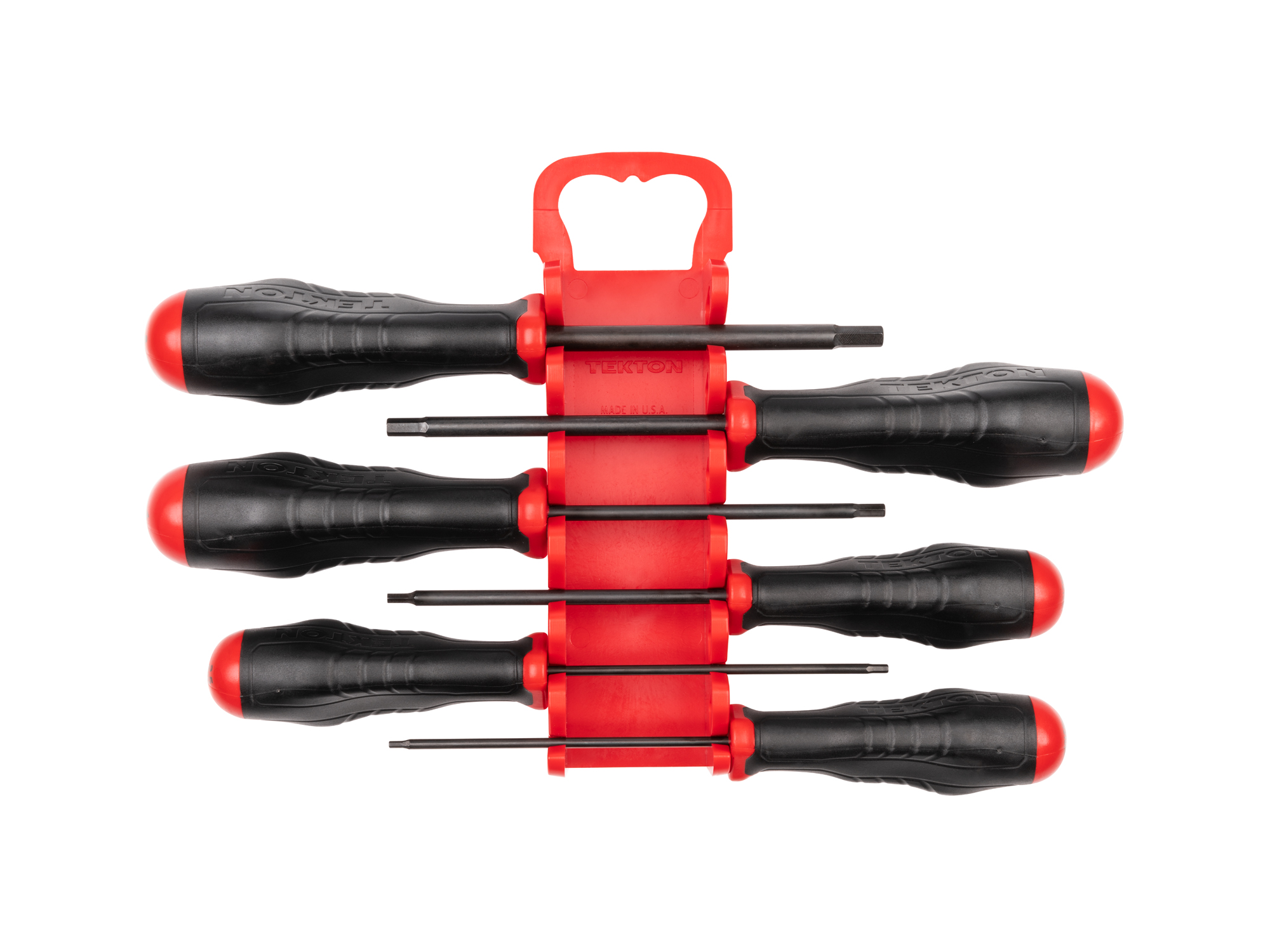 Hex High-Torque Black Oxide Blade Screwdriver Set with Holder, 6-Piece (Common Sizes)