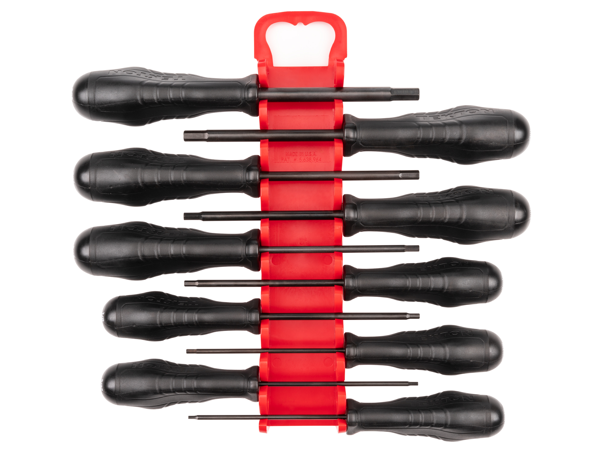 Hex High-Torque Black Oxide Blade Screwdriver Set with Holder (10-Piece)