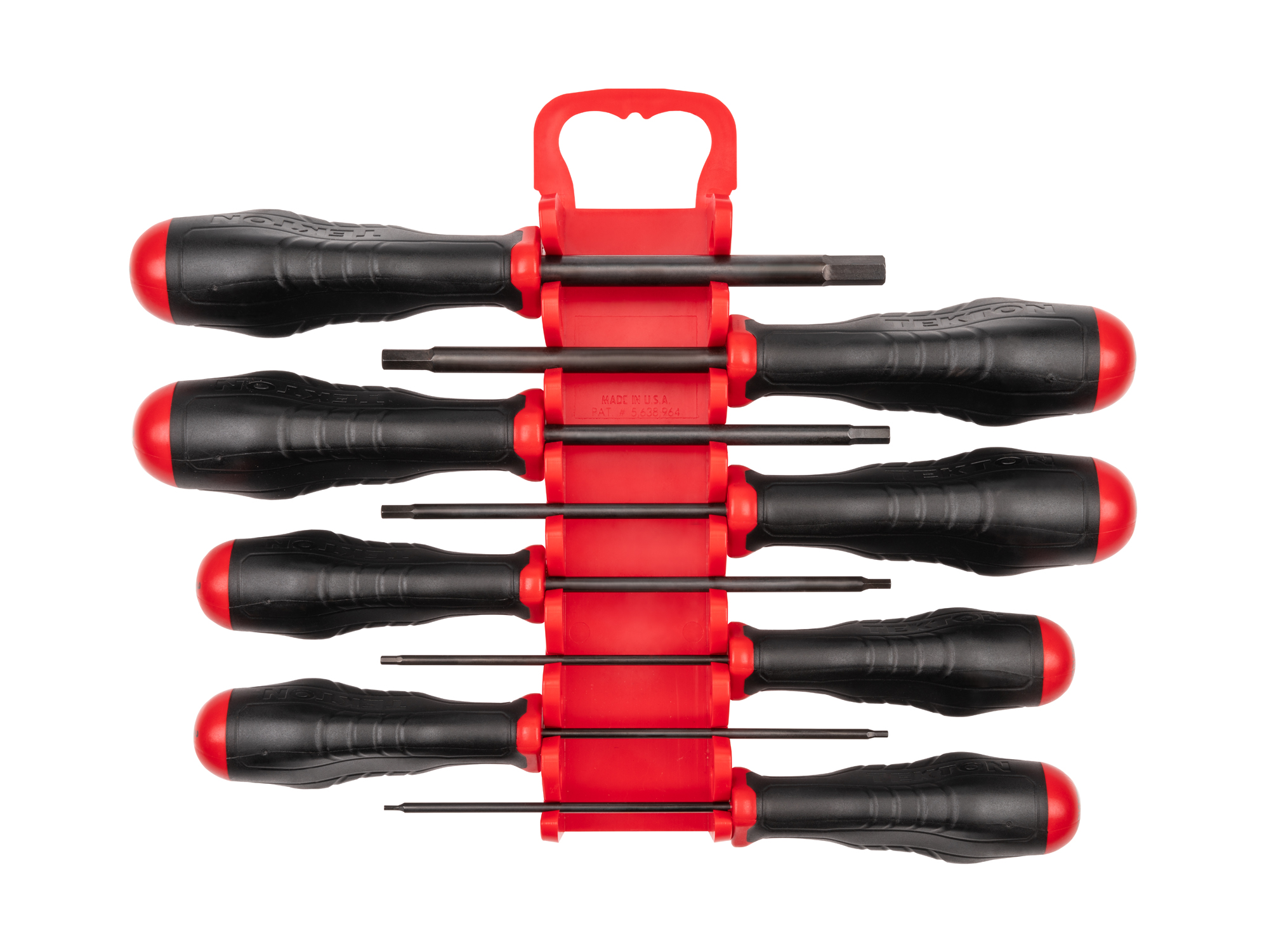 Hex High-Torque Black Oxide Blade Screwdriver Set with Holder, 8-Piece (Common Sizes)
