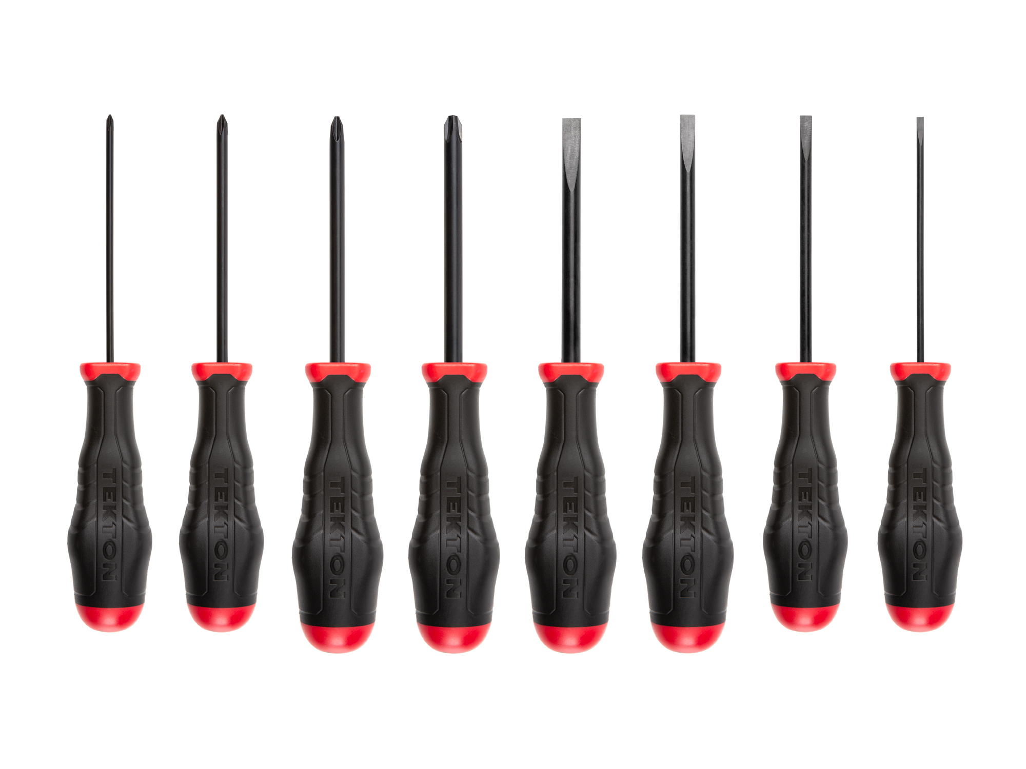 High-Torque Black Oxide Blade Screwdriver Set (8-Piece)