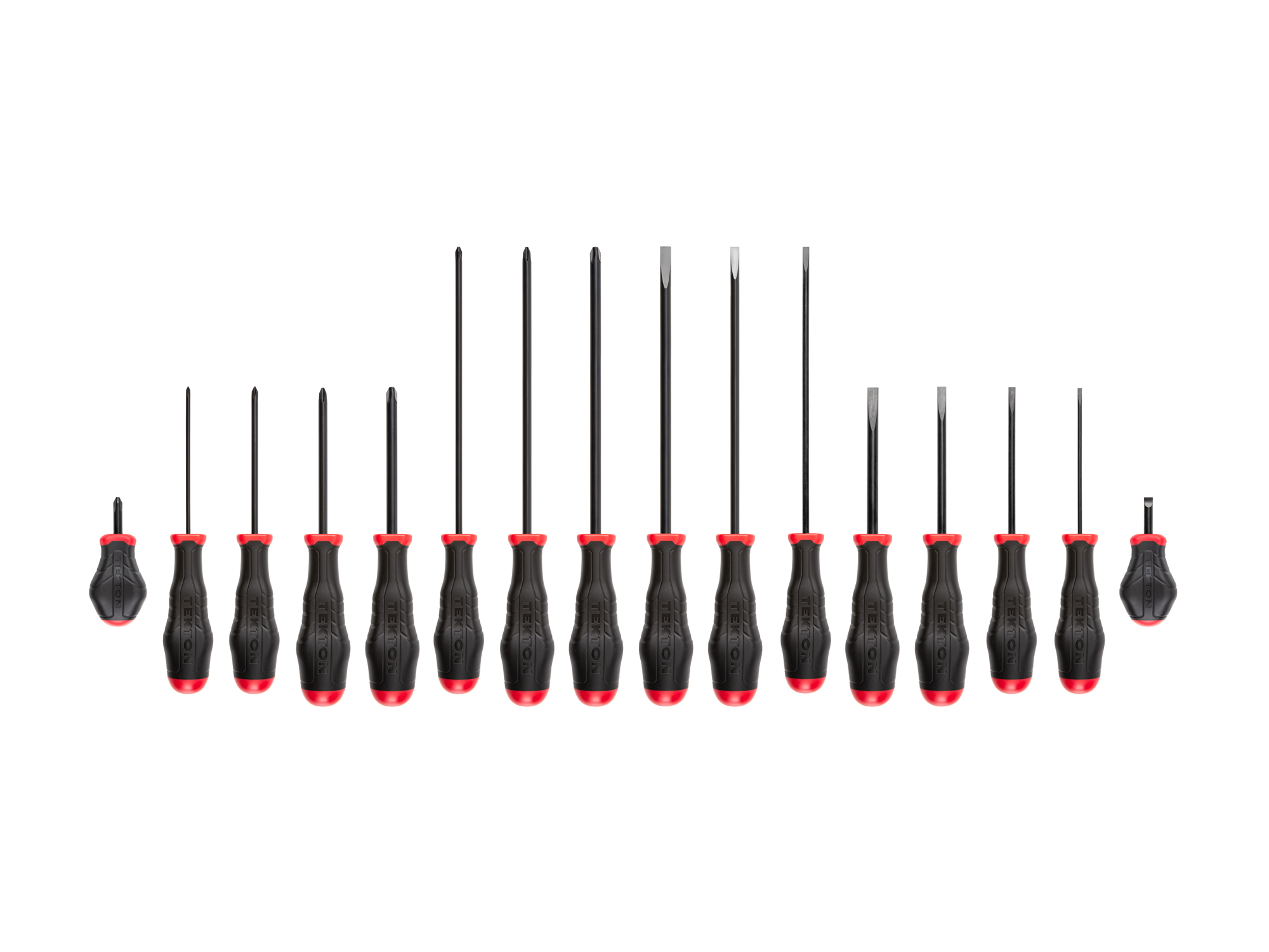 High-Torque Black Oxide Blade Screwdriver Set (16-Piece)