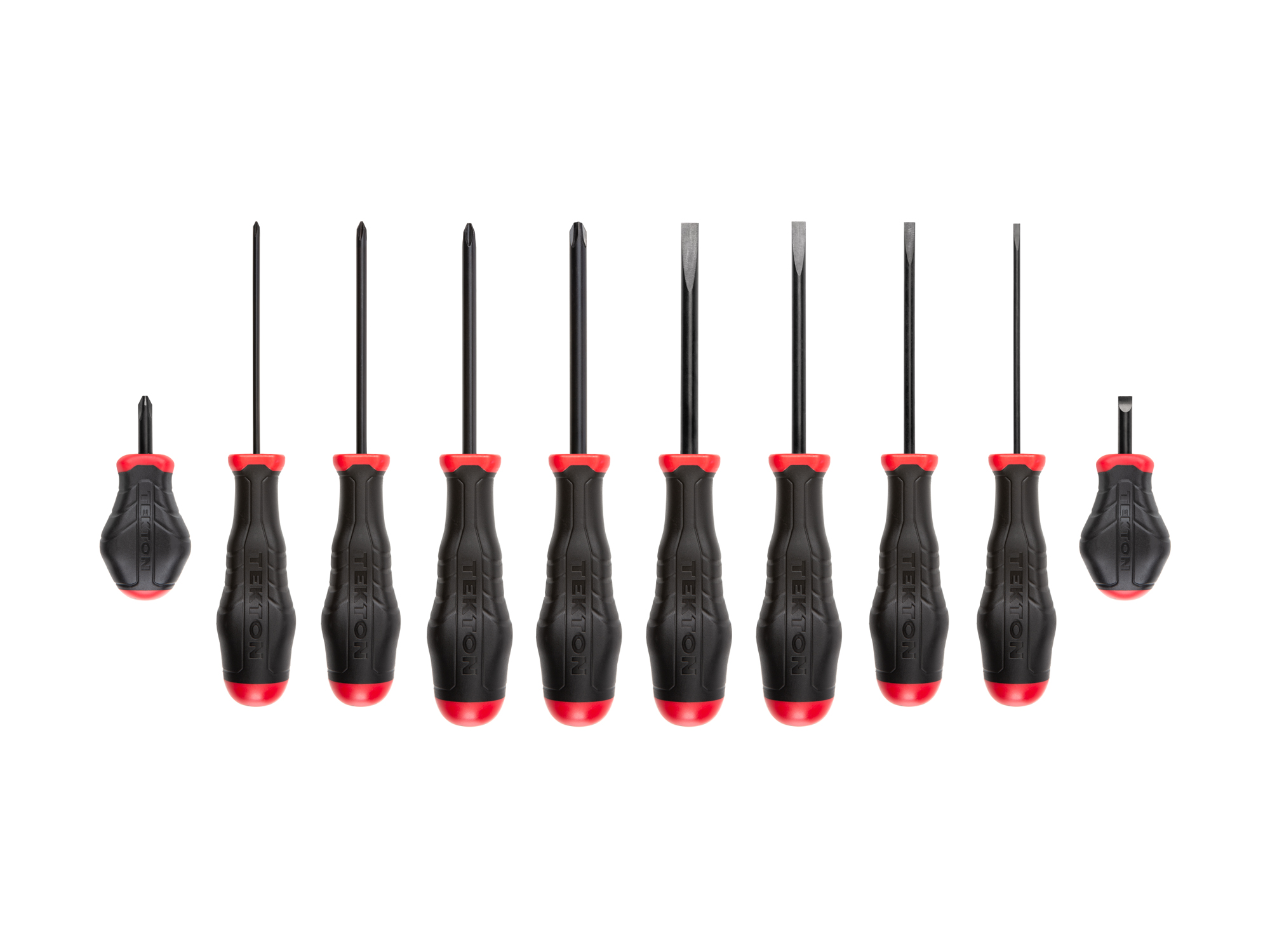 High-Torque Black Oxide Blade Screwdriver Set (10-Piece)