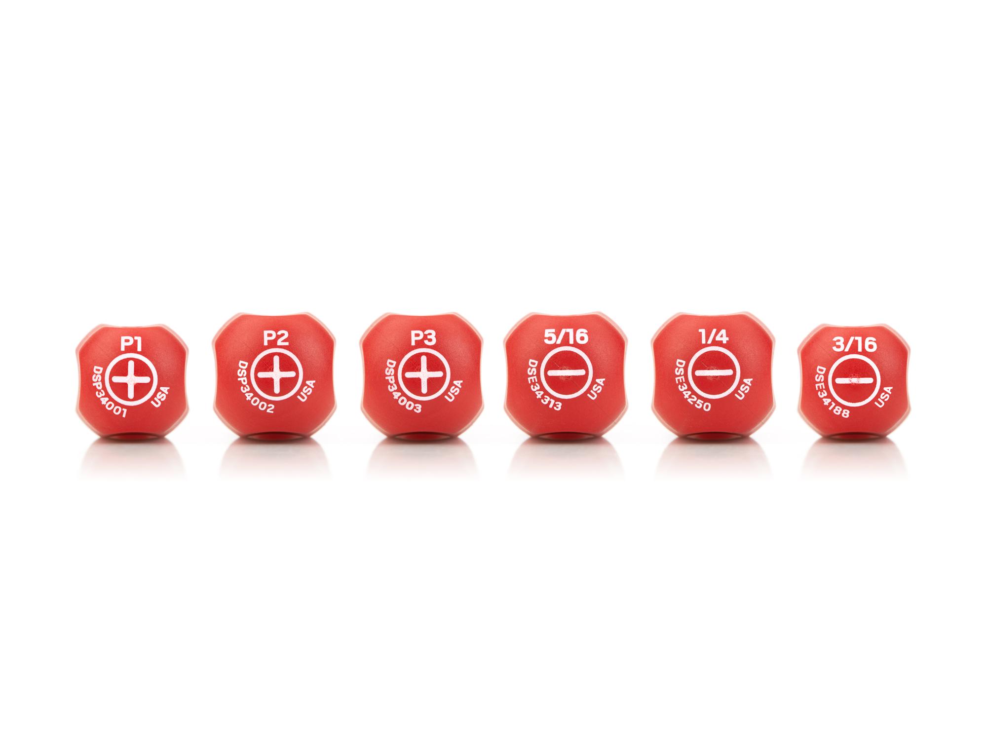 Back view of Tekton screwdriver set. Item #DRV42025