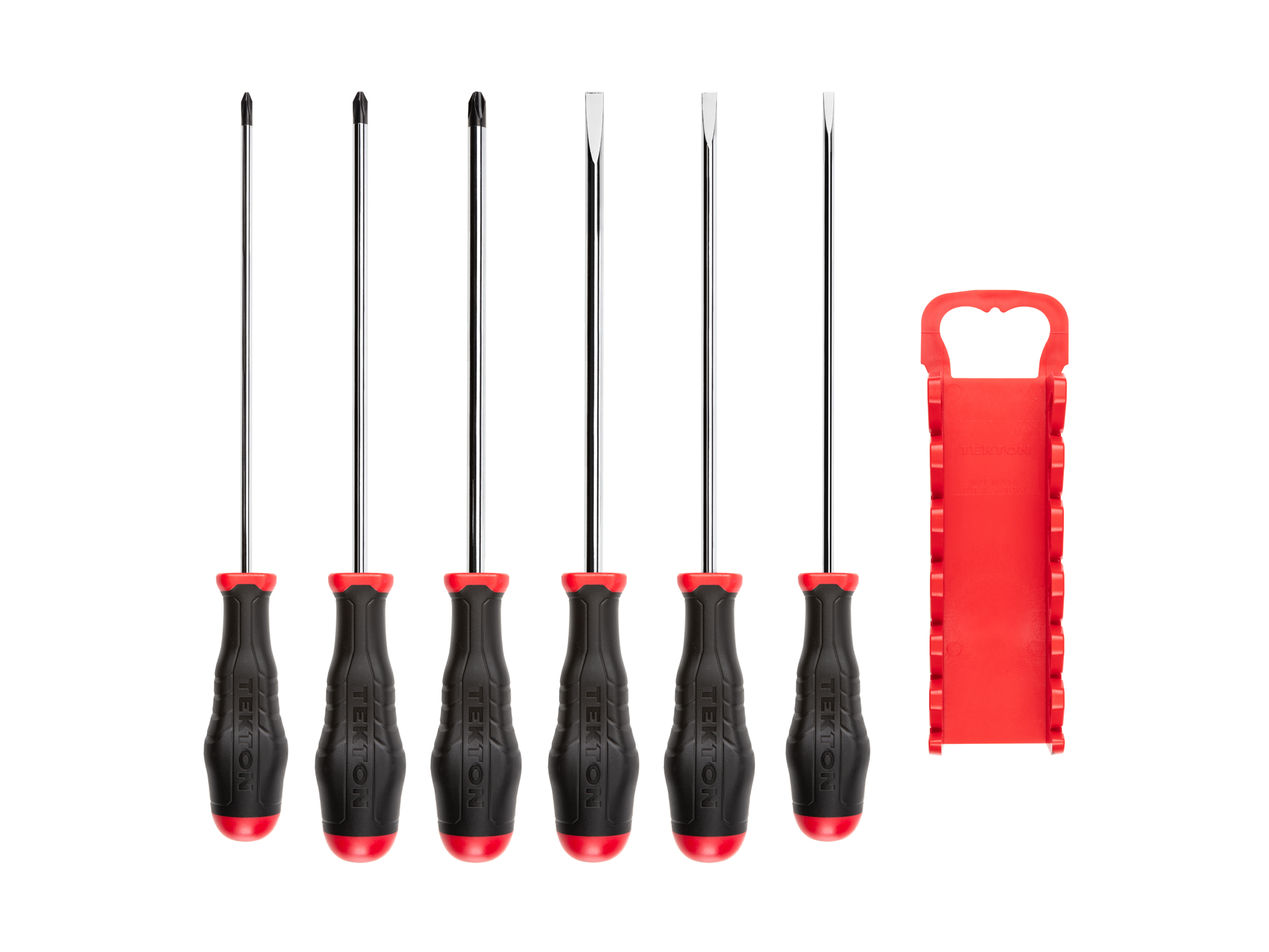 High-Torque Screwdriver Set, 6-Piece (Holder) | DRV43506 | TEKTON