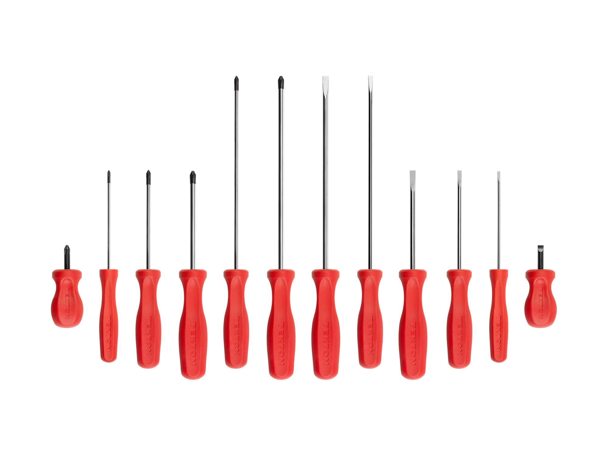 Hard Handle Screwdriver Set (12-Piece)