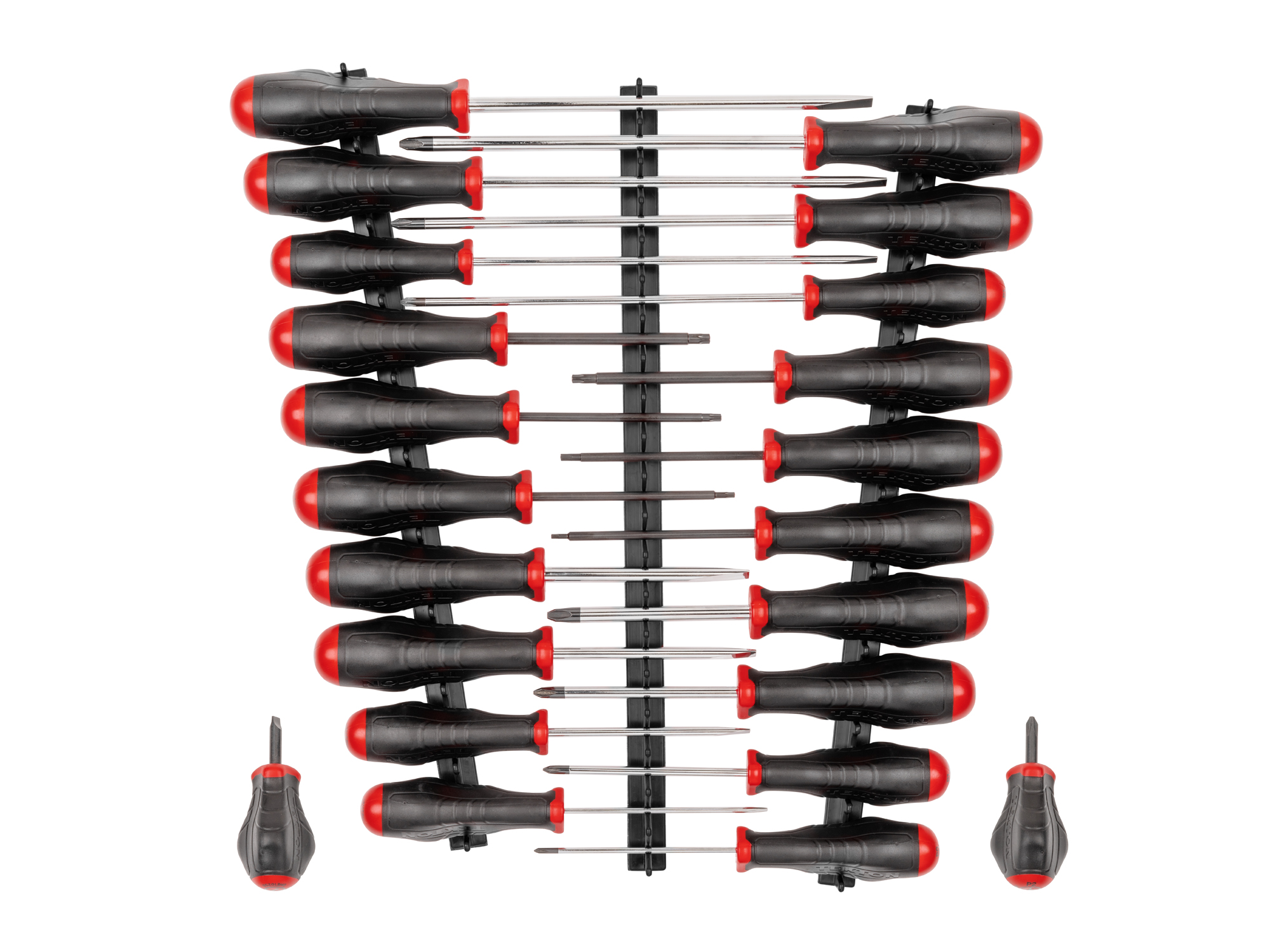 High-Torque Screwdriver Set with Black Rails (22-Piece)