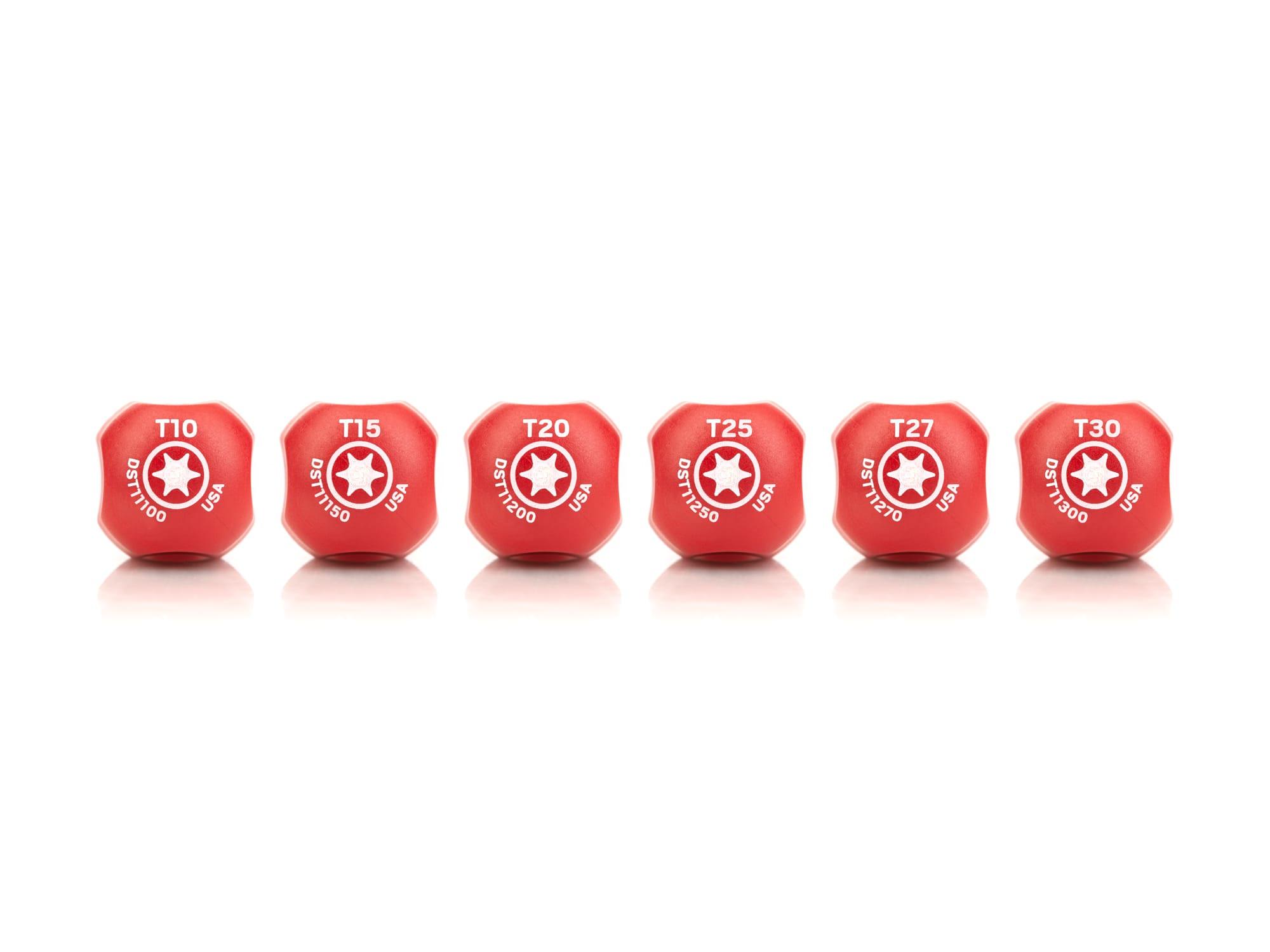 Back view of Tekton screwdriver set. Item #DST91002
