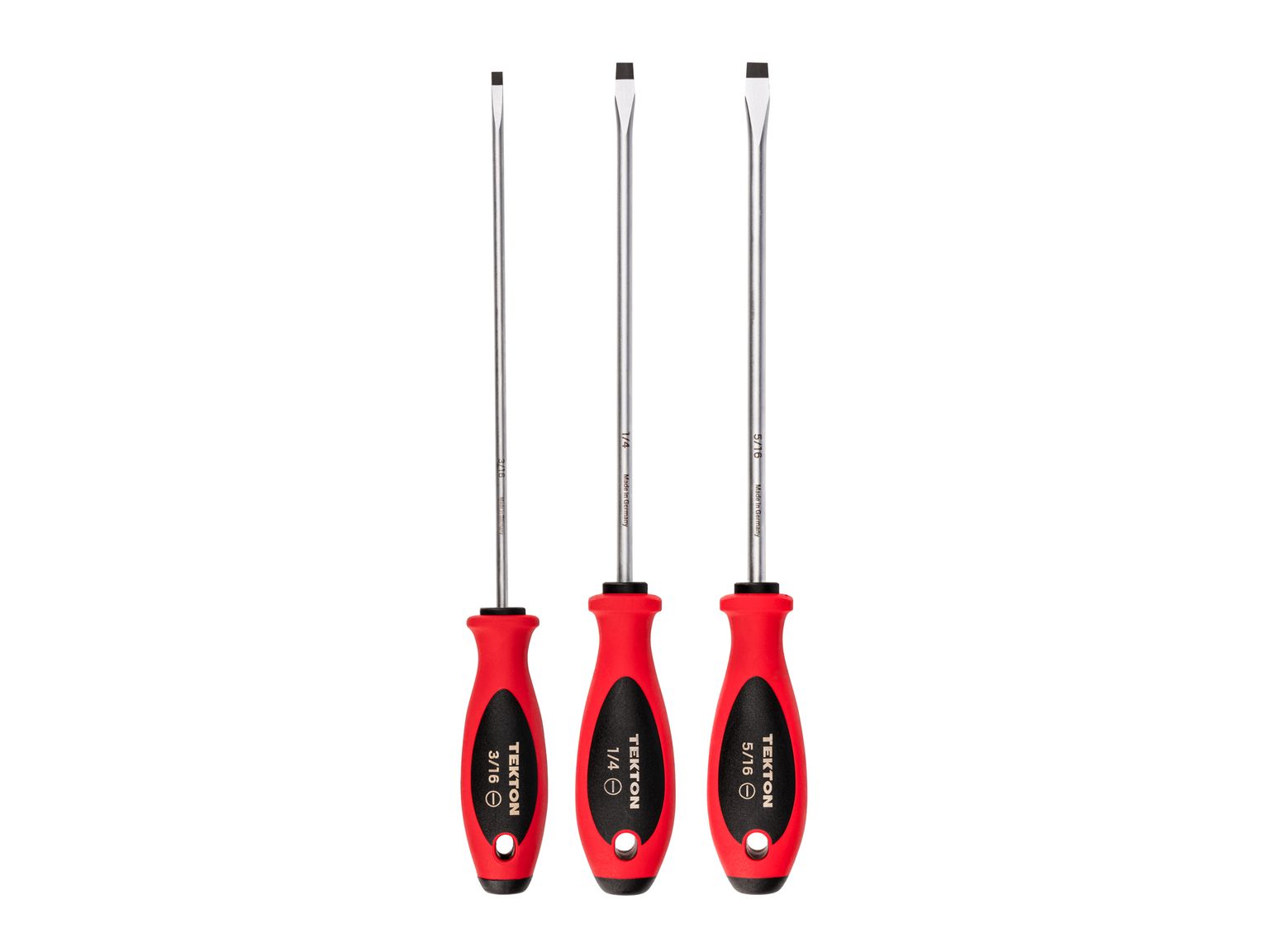 Slotted Screwdriver Set - 4 Inch Shanks (3-Piece)
