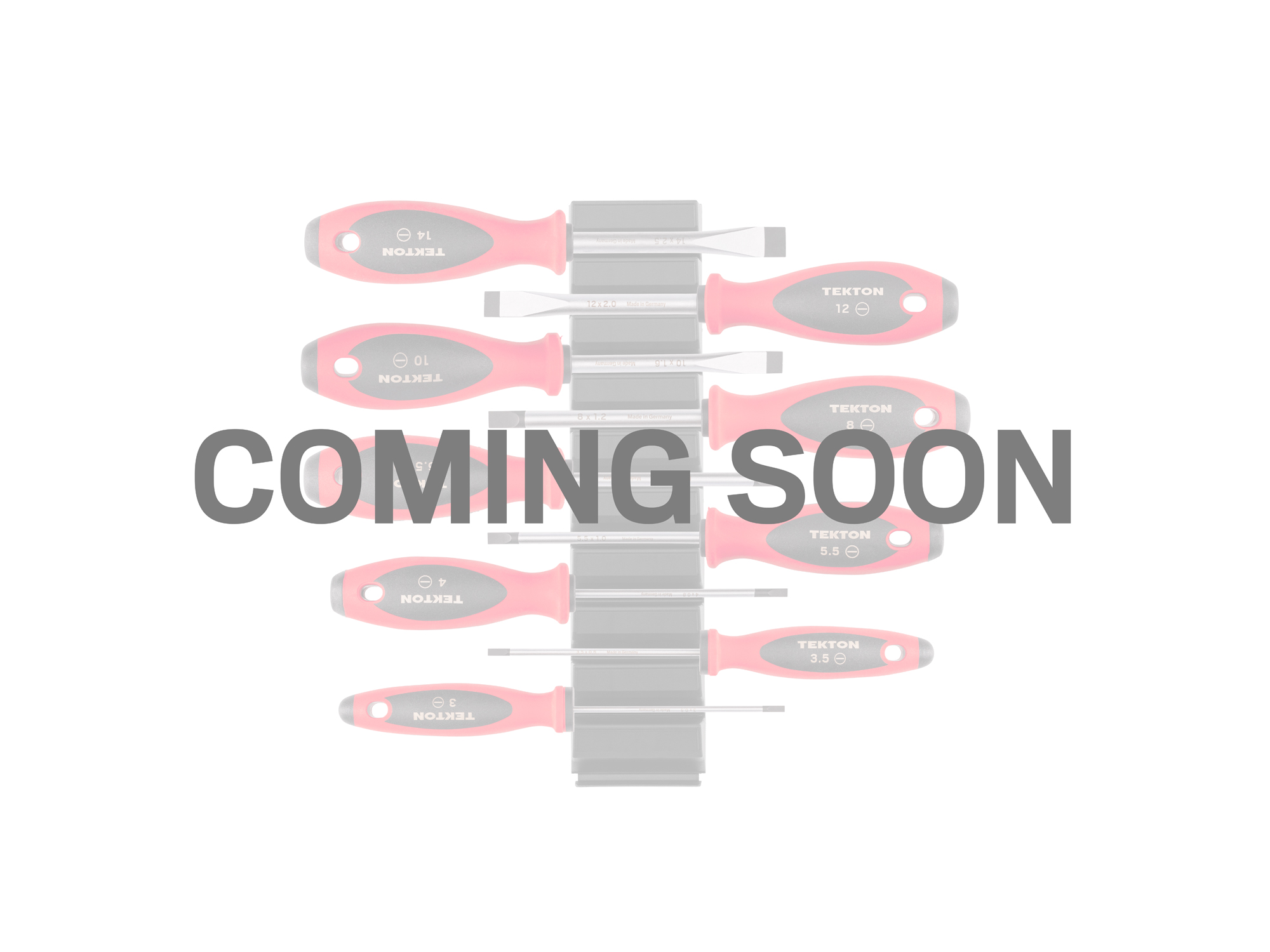 TEKTON Slotted Screwdriver Set with Modular Organizers - 4 Inch Shanks, 9-Piece (3-14 mm)