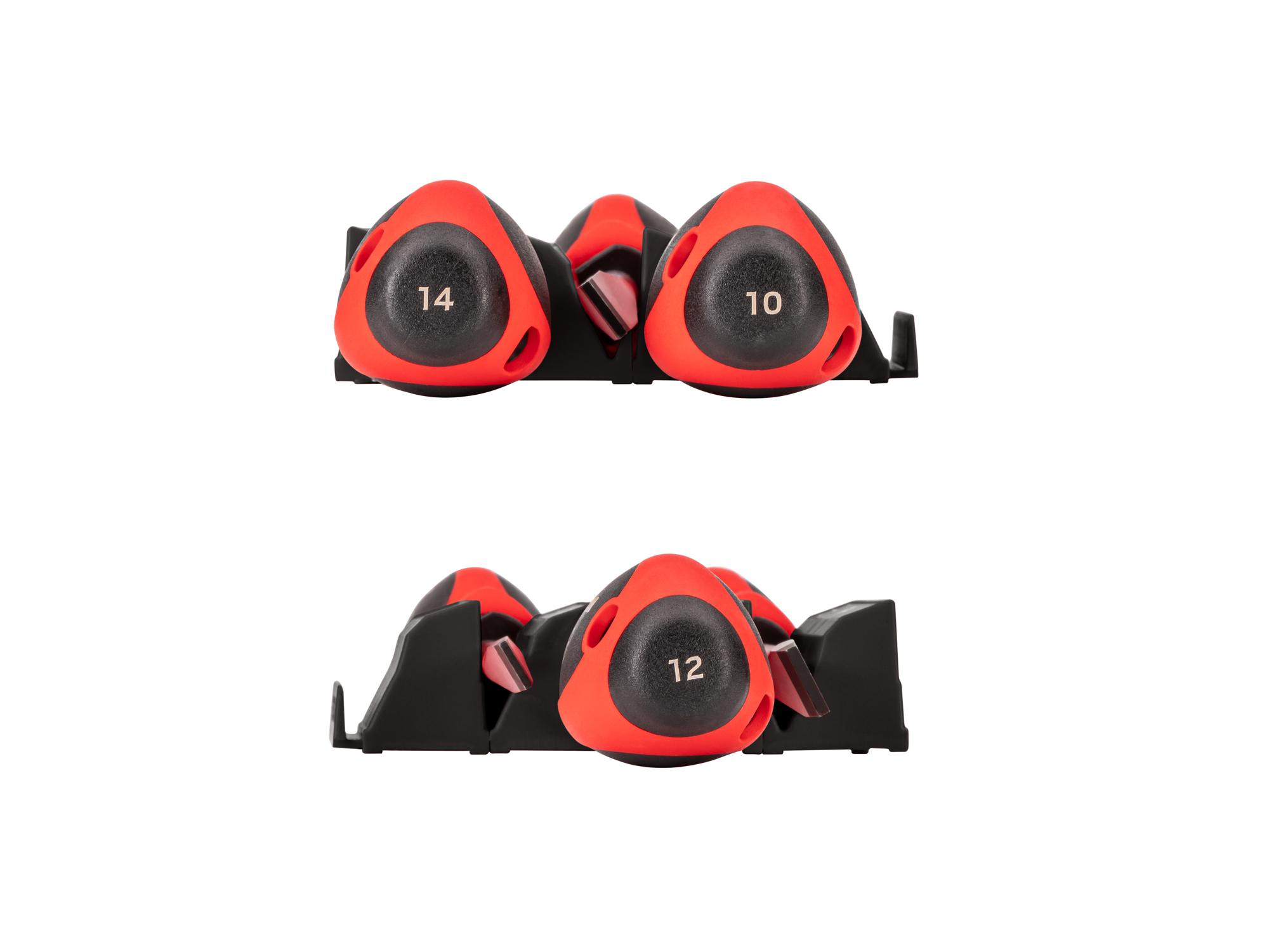 Side view of Tekton black 4 inch screwdriver set. Item #DWS90102