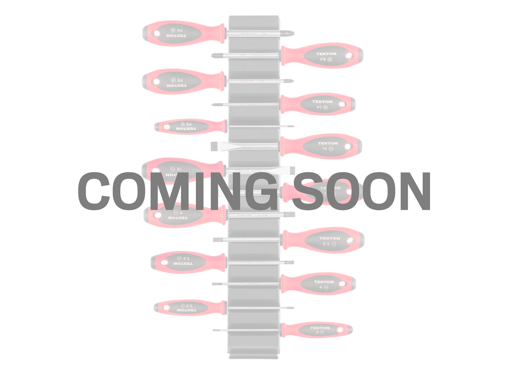 TEKTON Phillips and Slotted Screwdriver Set with Modular Organizers - 4 Inch Shanks, 14-Piece (#0-#4, 3-14 mm)