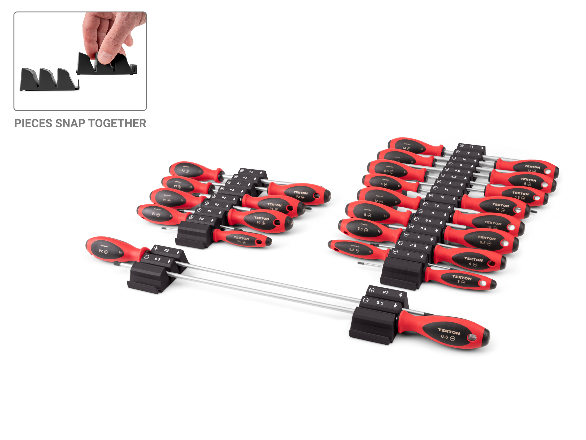DR.Platina & DEVAS セット High-Torque Black Oxide Blade Screwdriver Set (8-Piece) | DRV41505
