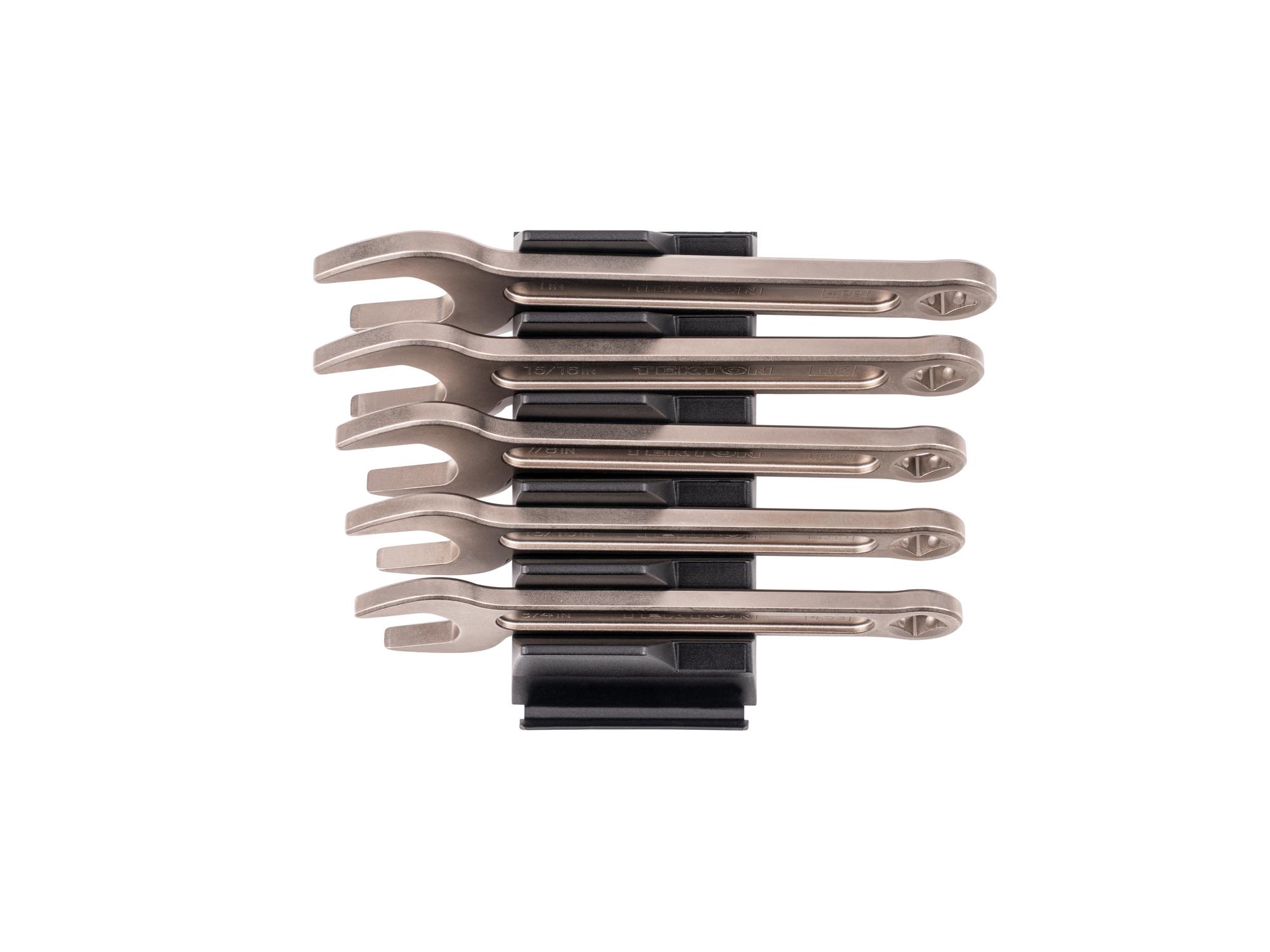 Front view of Tekton modular service wrench set. Item #WSE95101