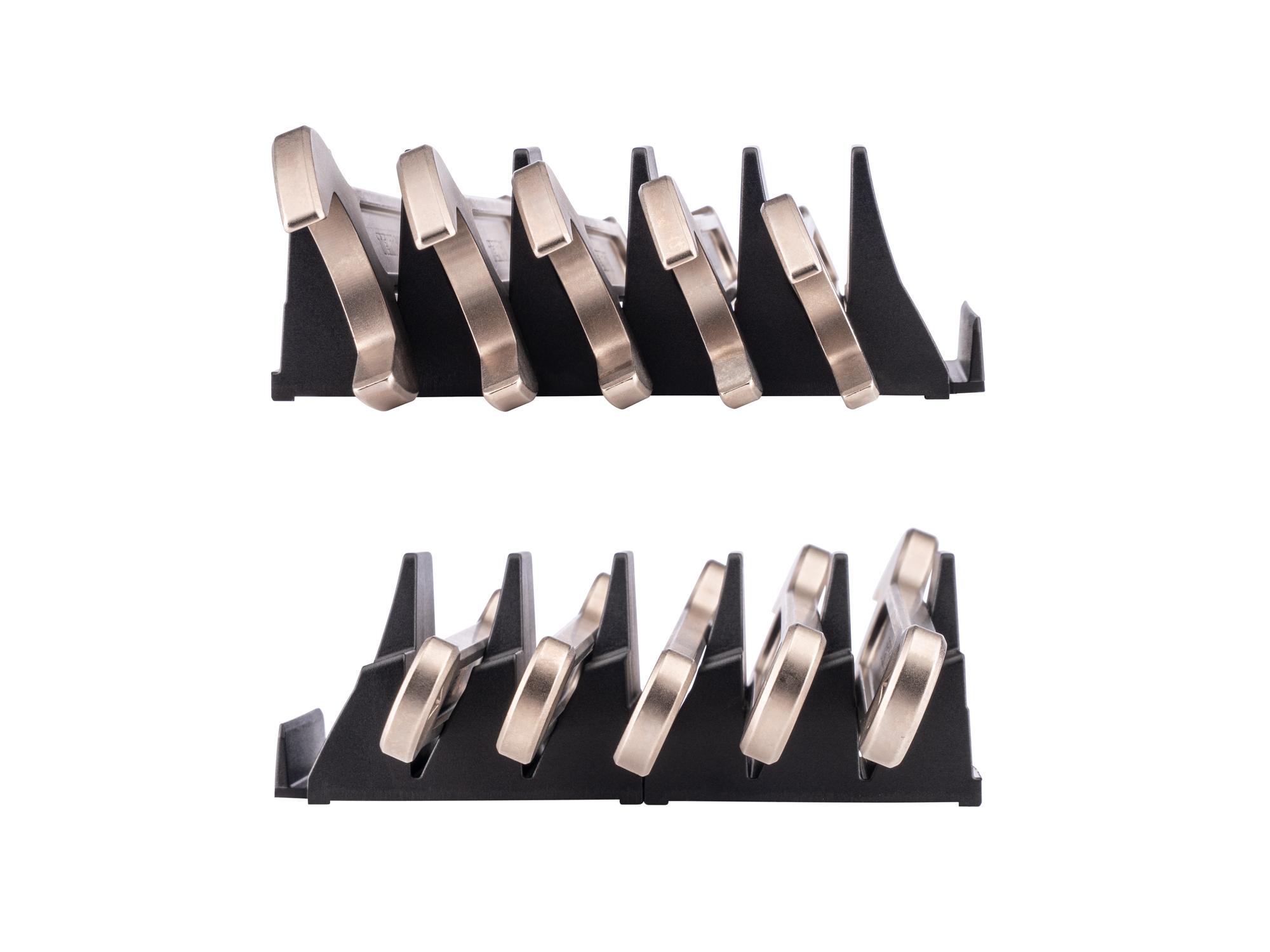 Side view of Tekton modular service wrench set. Item #WSE95101
