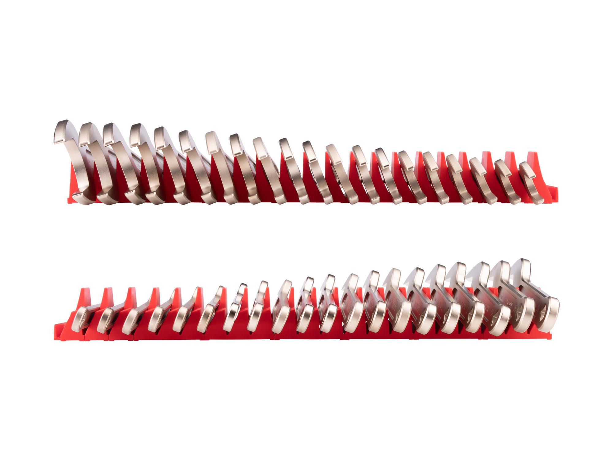 Side view of Tekton modular service wrench set. Item #WSE95201