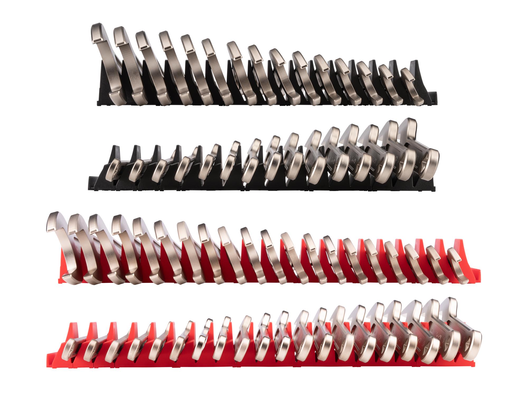 Side view of Tekton modular service wrench set. Item #WSE95301