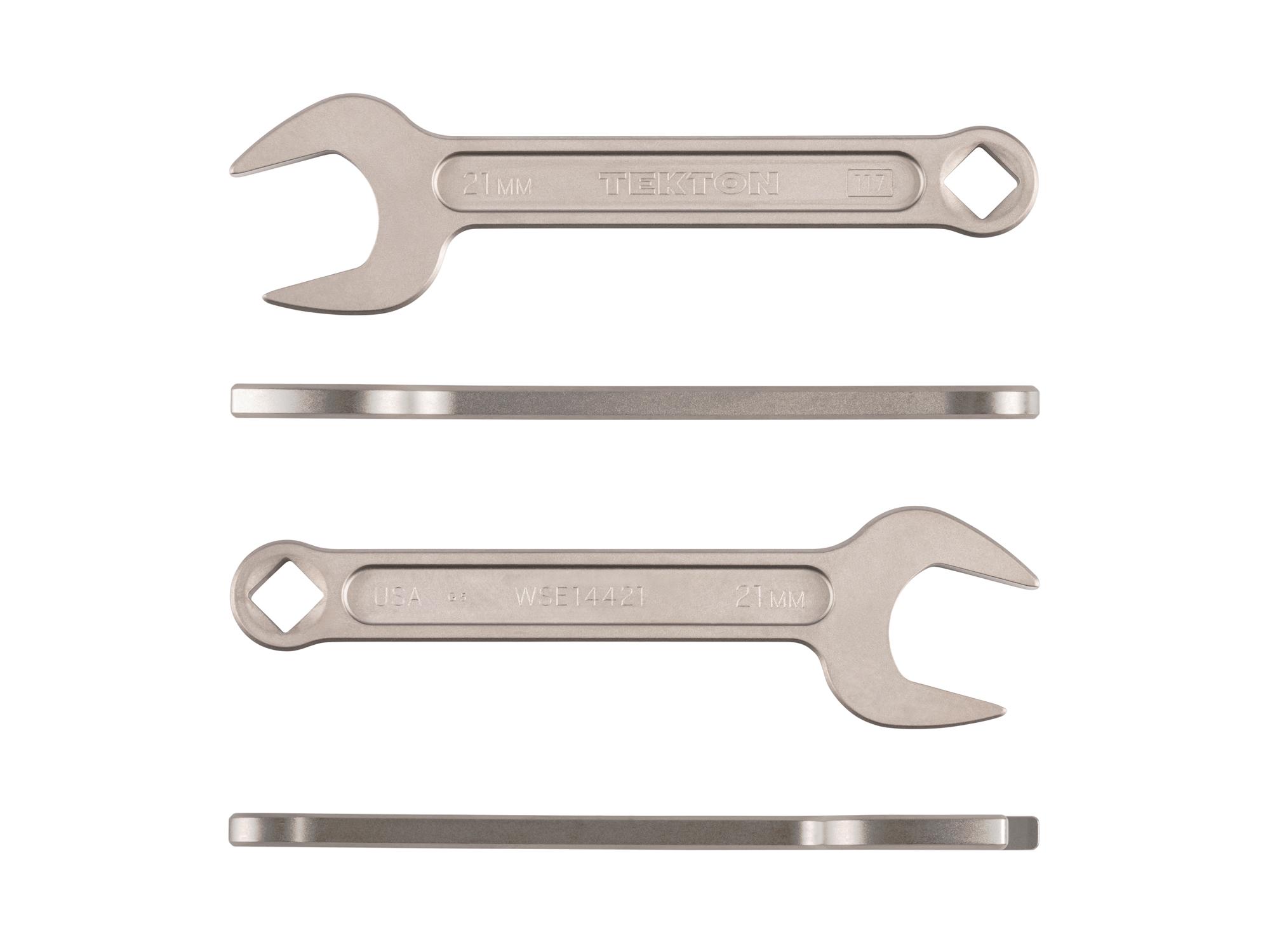 Side view of Tekton service wrench. Item #WSE14421