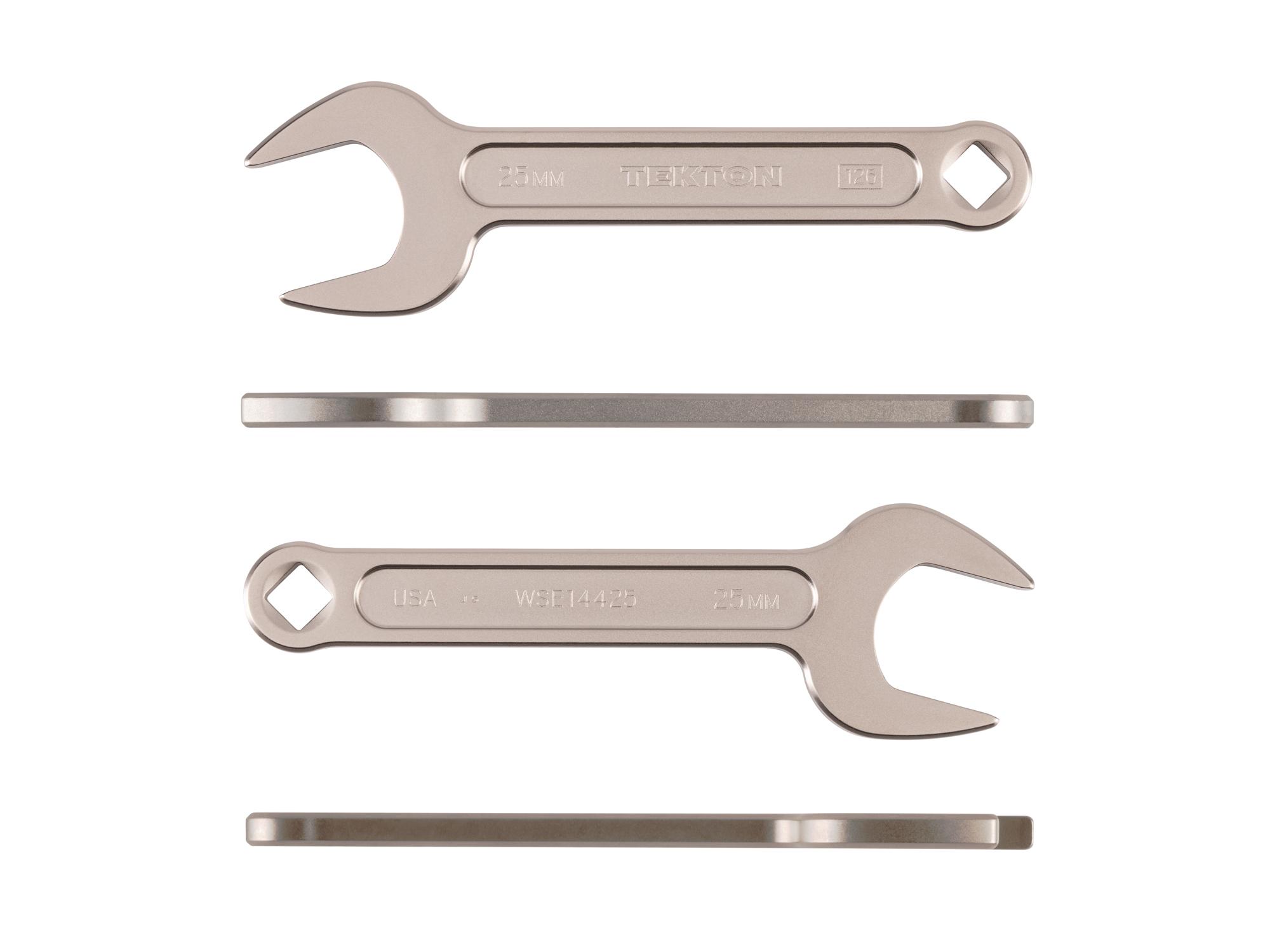 Side view of Tekton service wrench. Item #WSE14425