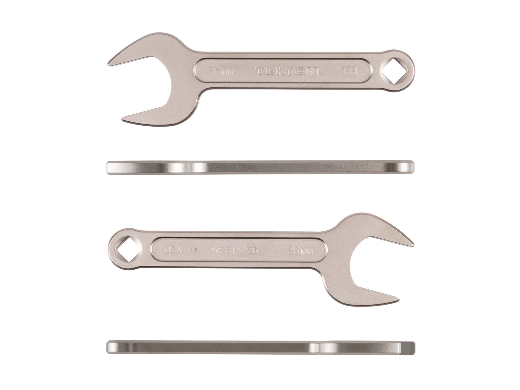 Side view of Tekton service wrench. Item #WSE14426