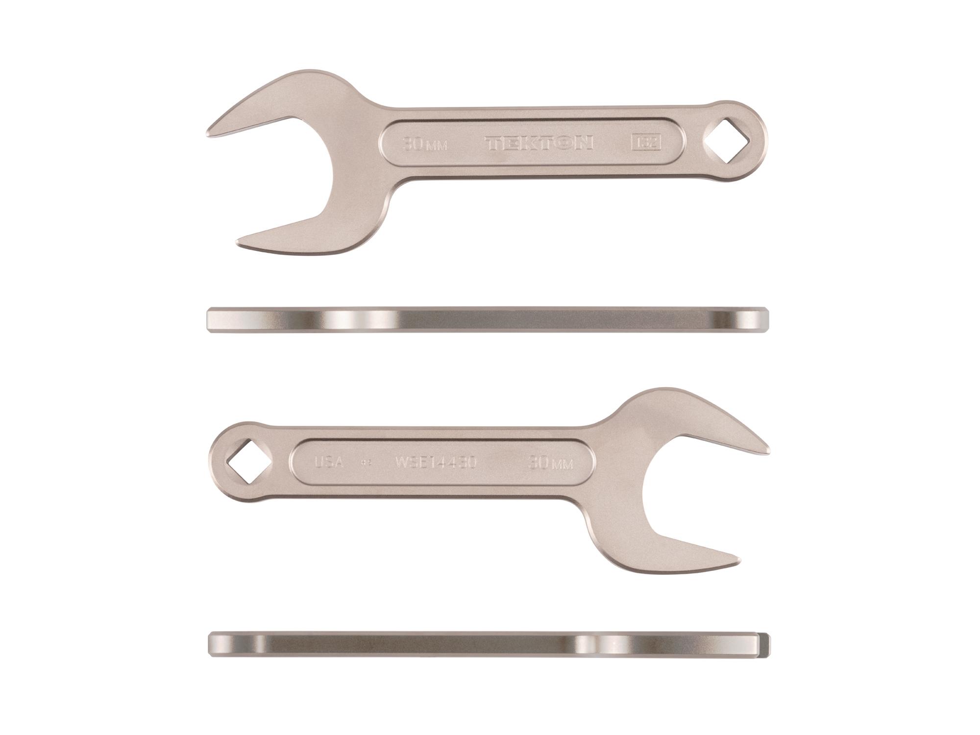 Side view of Tekton service wrench. Item #WSE14430