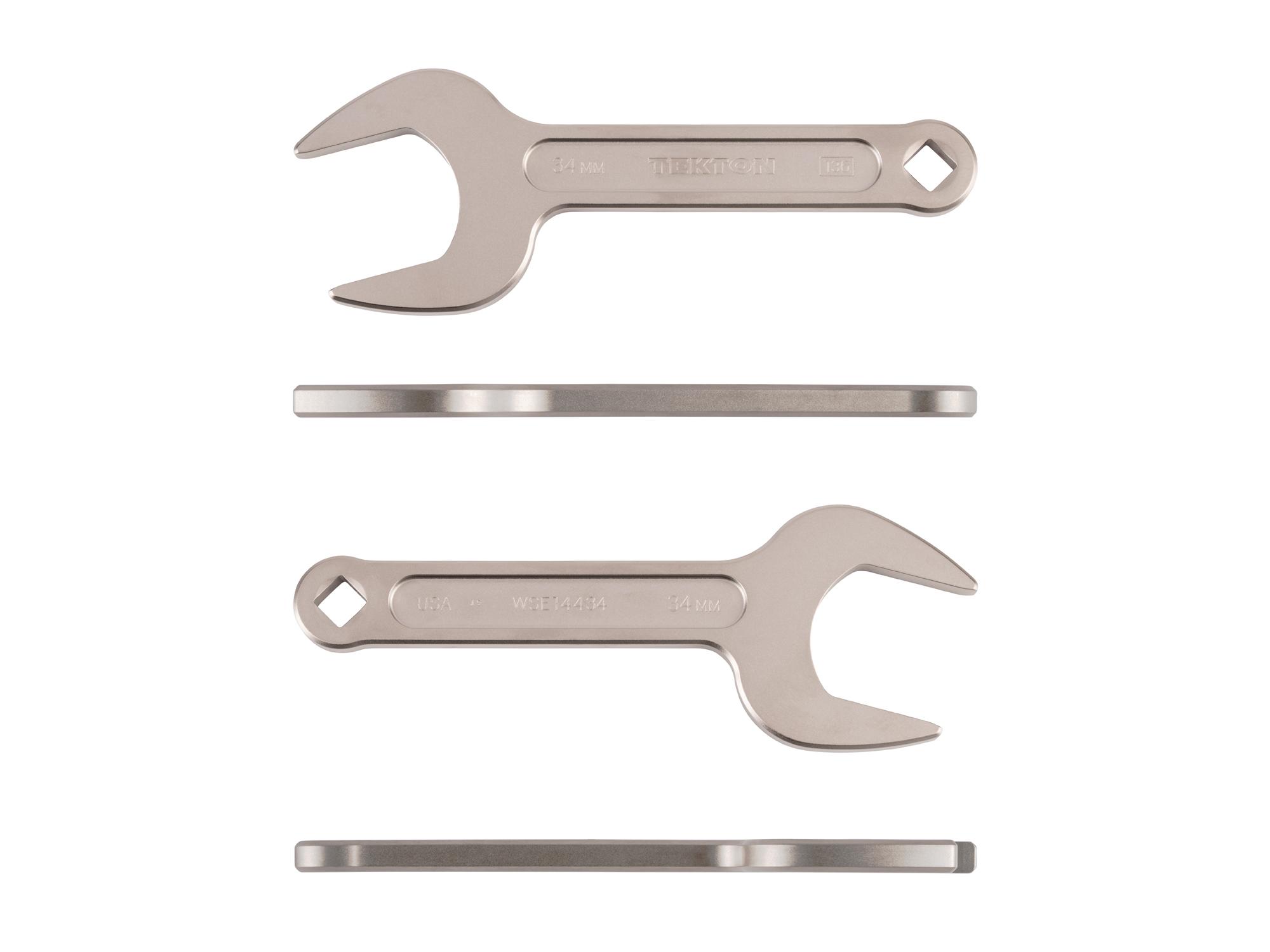 Side view of Tekton service wrench. Item #WSE14434