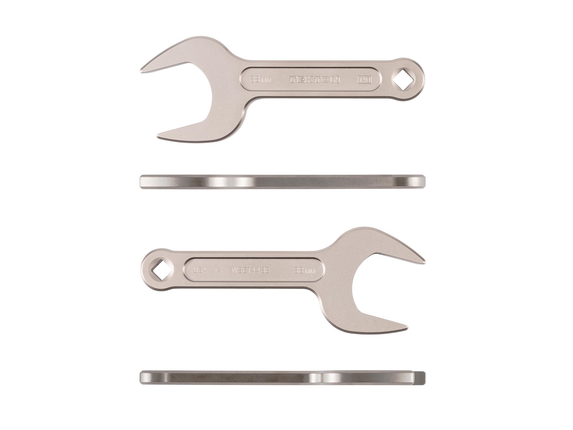 Side view of Tekton service wrench. Item #WSE14438