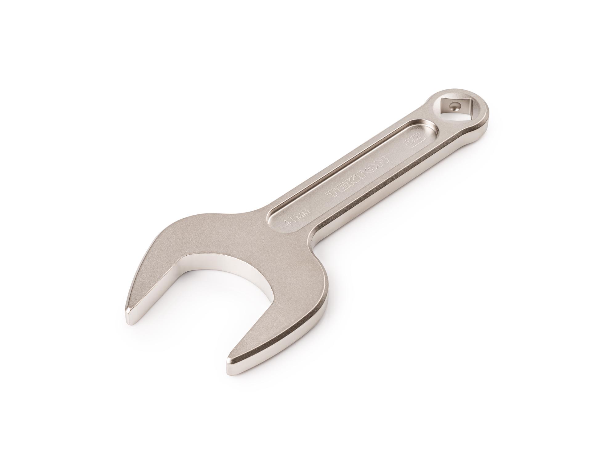 Front-right angle view of Tekton service wrench. Item #WSE14441