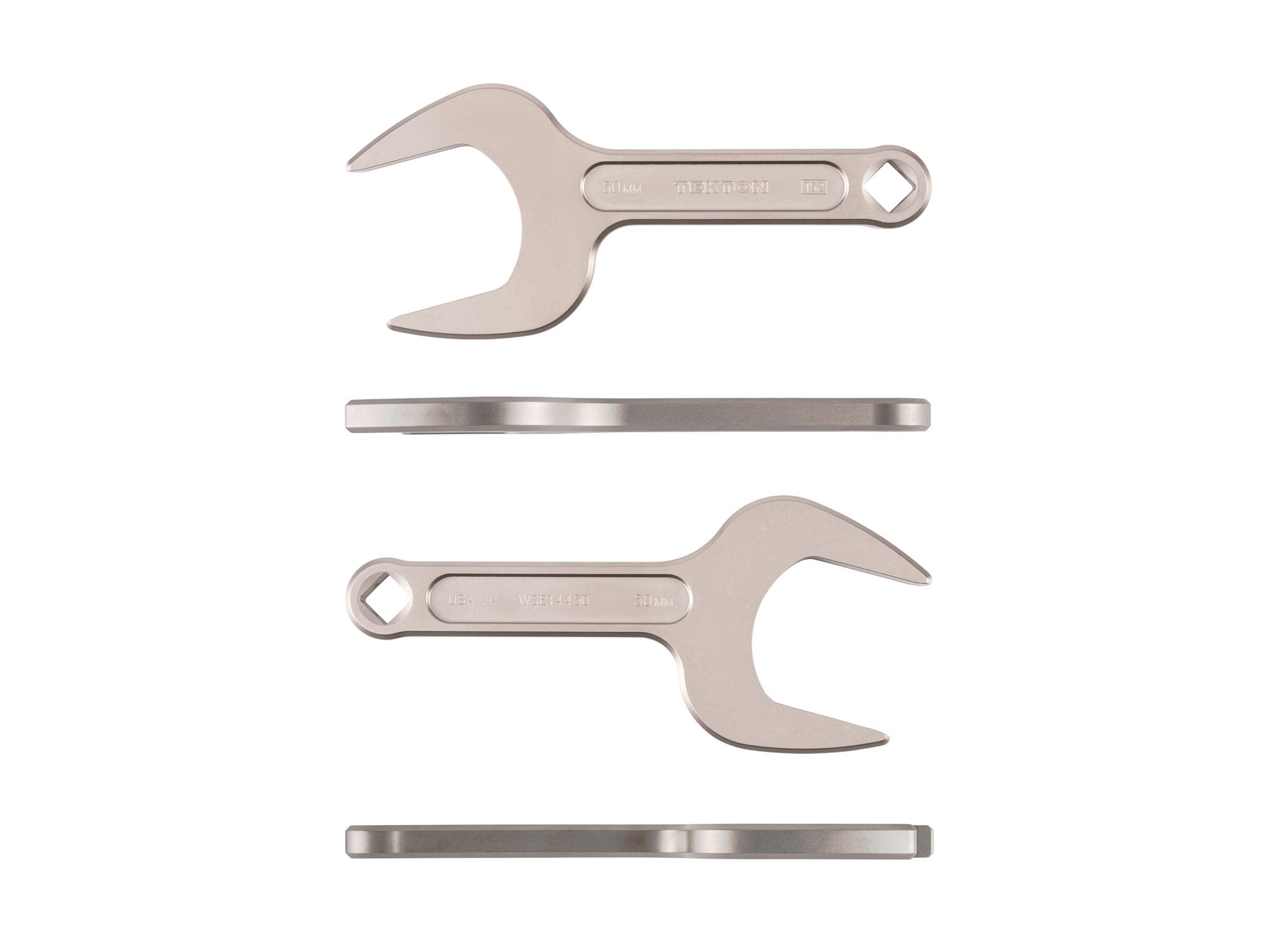 Side view of Tekton service wrench. Item #WSE14450