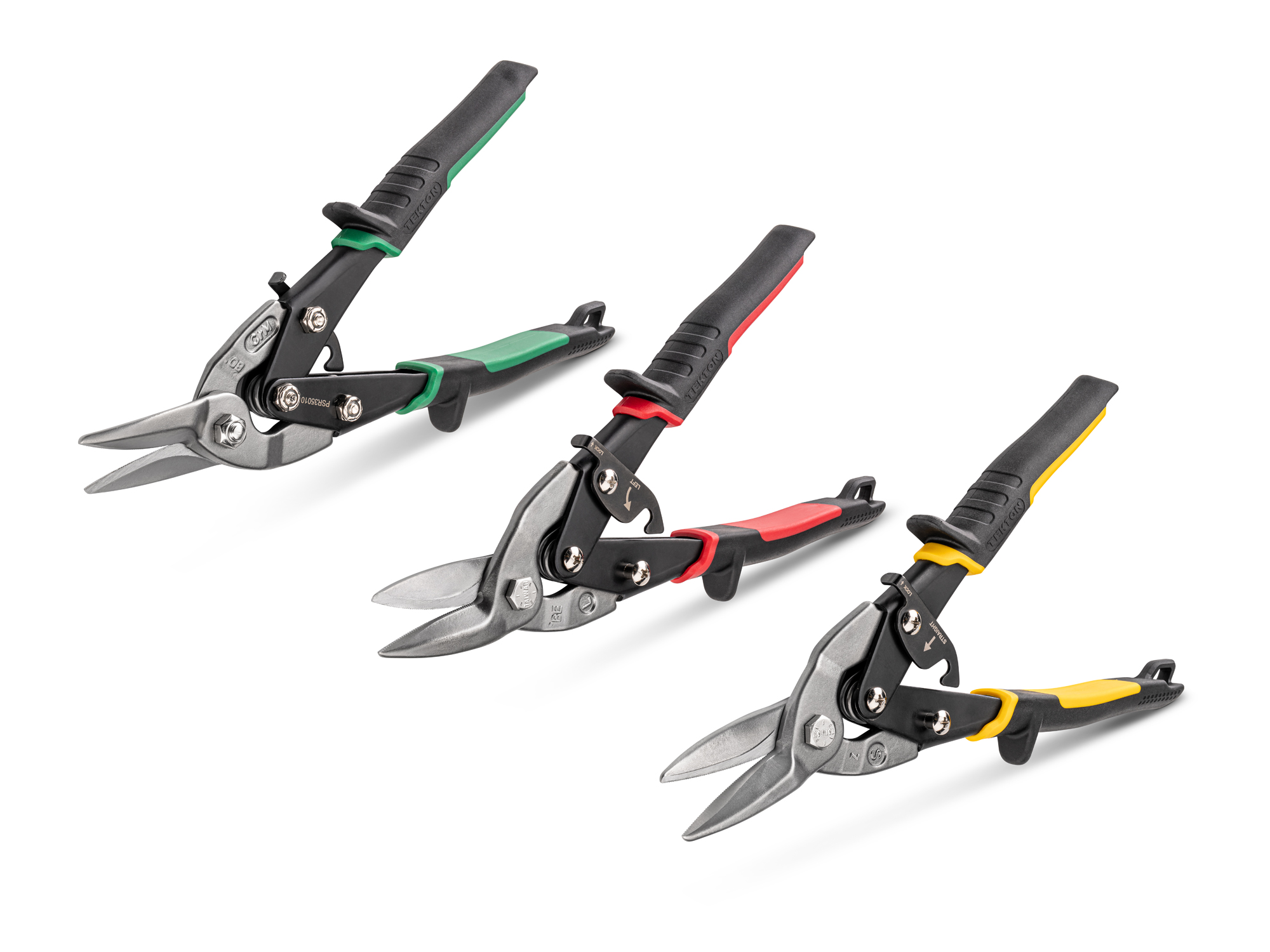 クリーク　SNIPPER ２本セット Aviation Snips Set, 3-Piece (Straight, Left, Right) | TEKTON