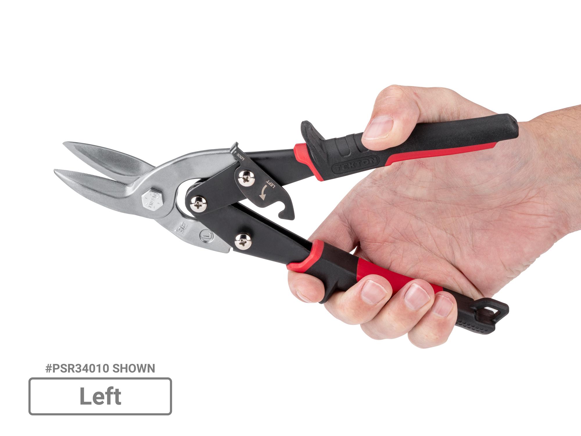 Person holding Tekton shear set. Item #PSR99004