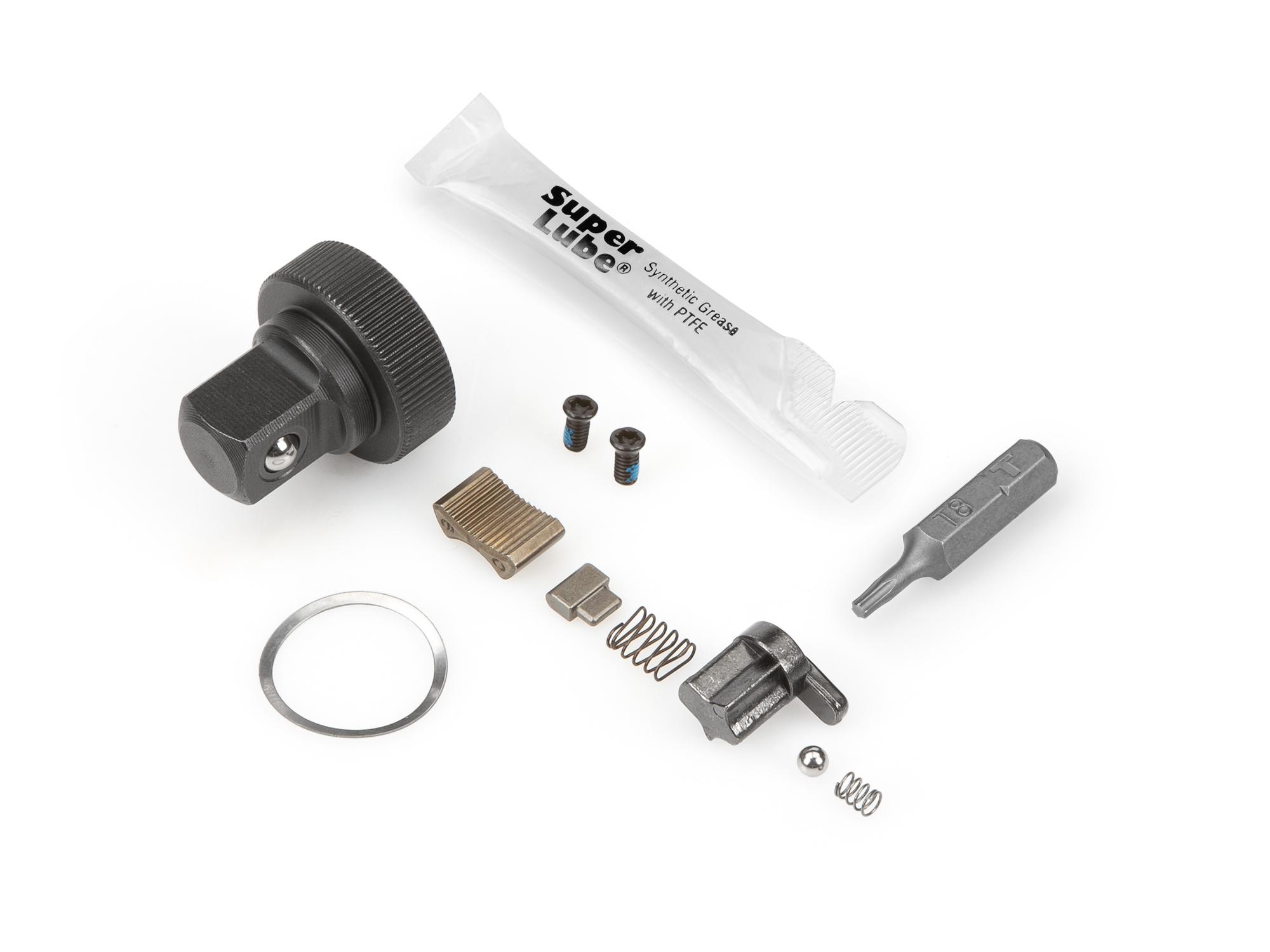 3/8 Inch Drive Non-Quick-Release Ratchet and Micrometer Torque Wrench Service Kit