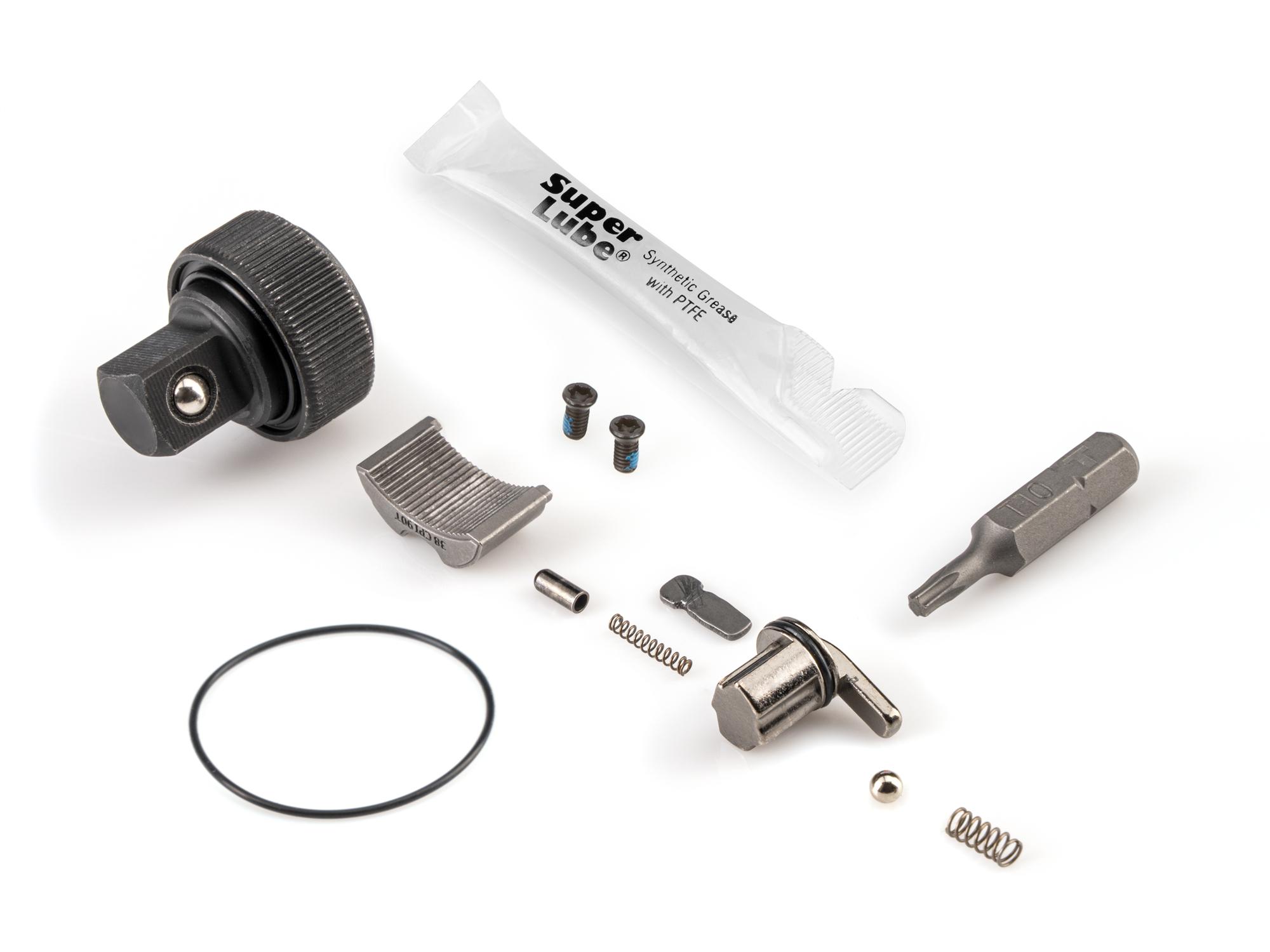 3/8 Inch Drive 90-Tooth Dual-Direction Electronic Torque Wrench Ratchet Head Service Kit