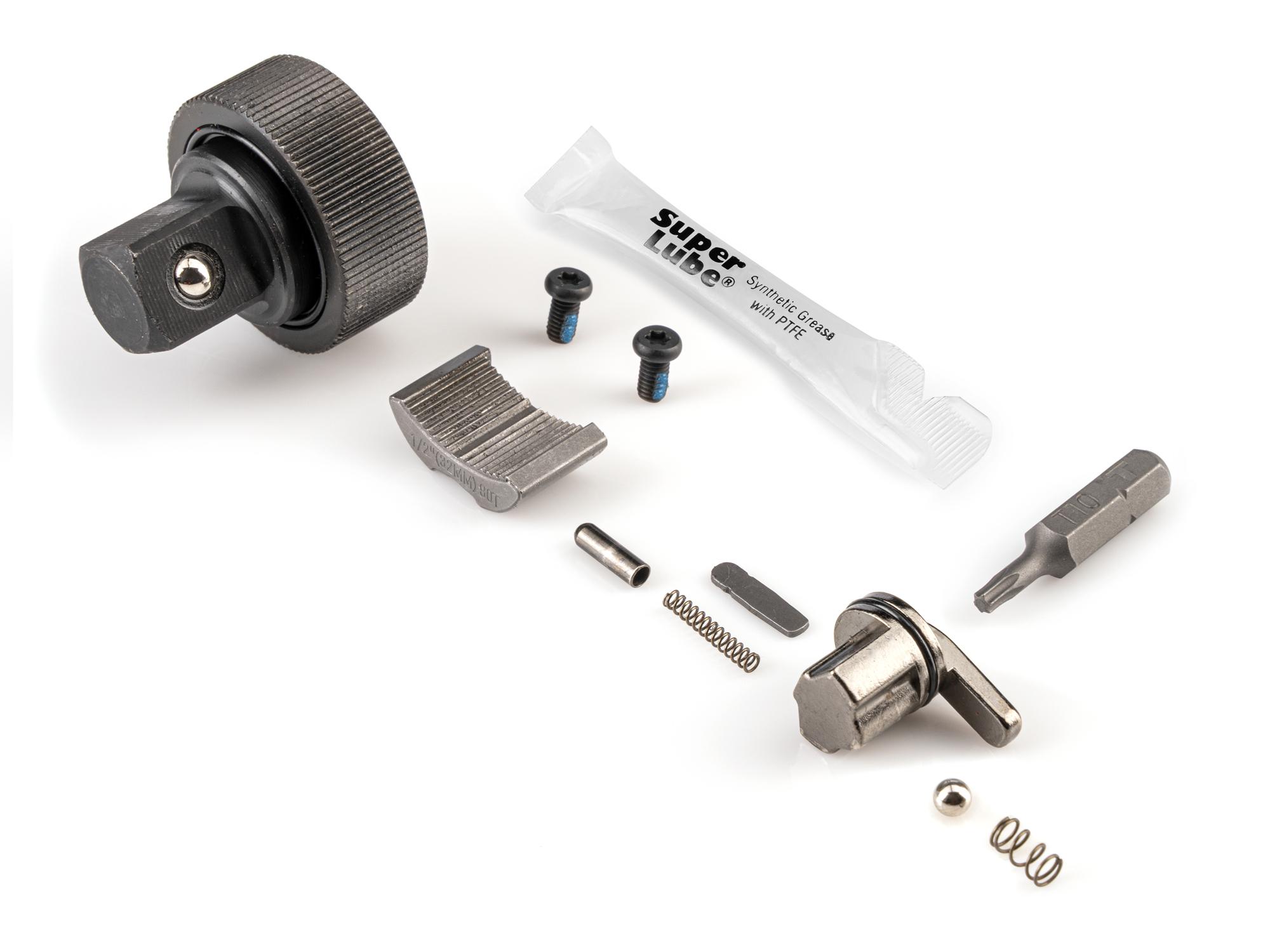 1/2 Inch Drive 90-Tooth Dual-Direction Electronic Torque Wrench Ratchet Head Service Kit