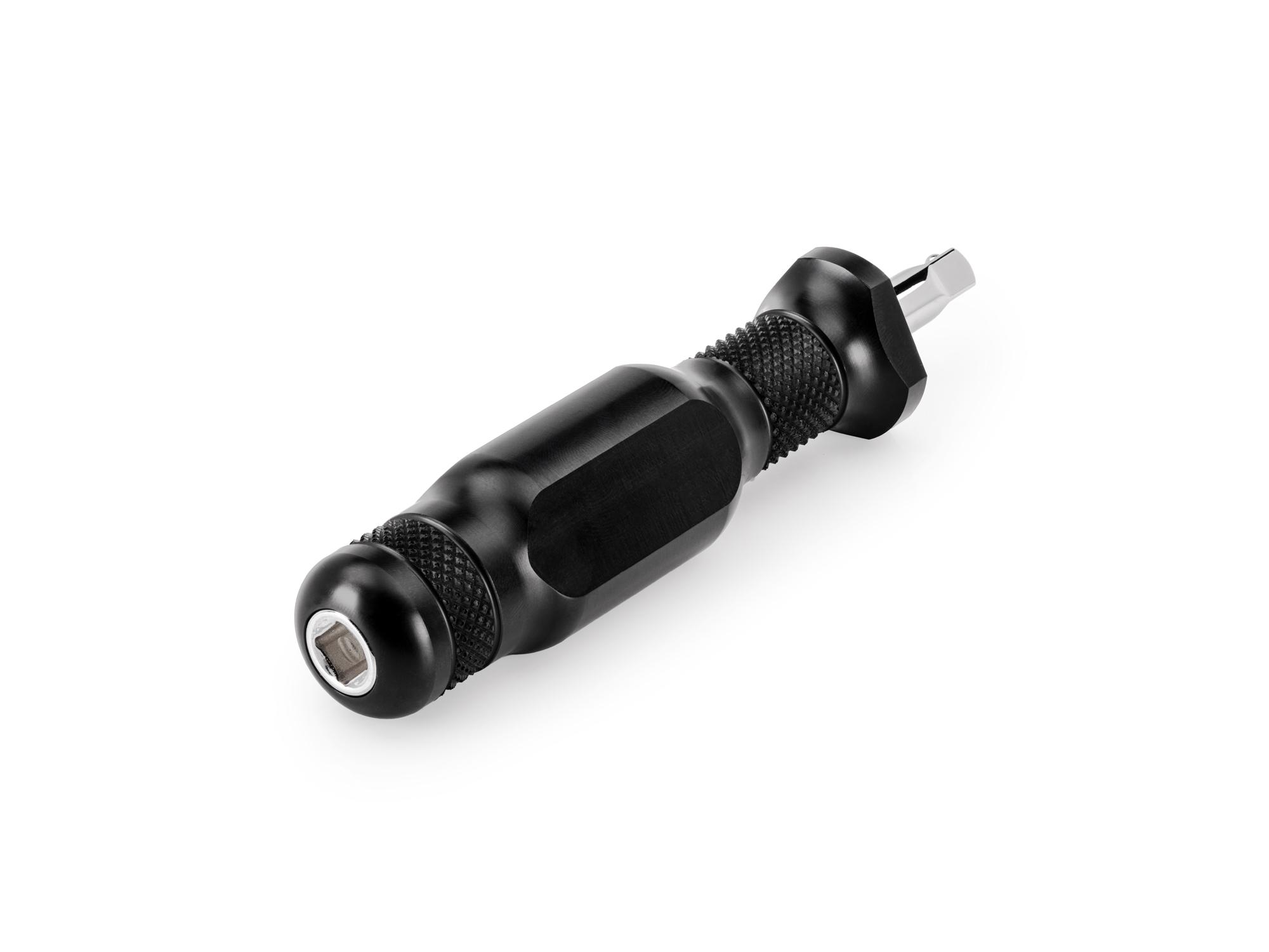 Front-right angle view of Tekton 5 inch socket driver. Item #SHM04109