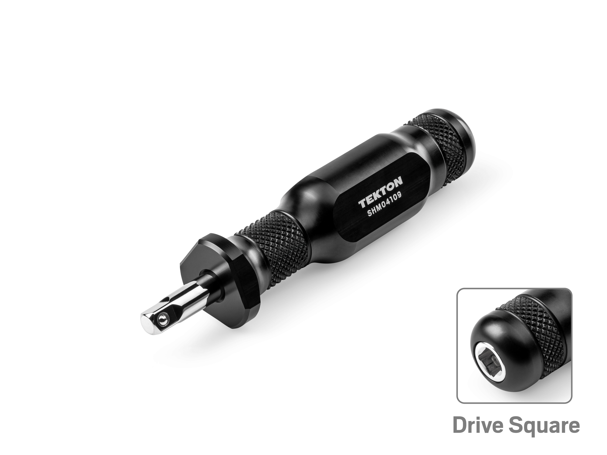 1/4 Inch Drive x 5 Inch Aluminum Spinner Handle (1 in. Shank) | TEKTON