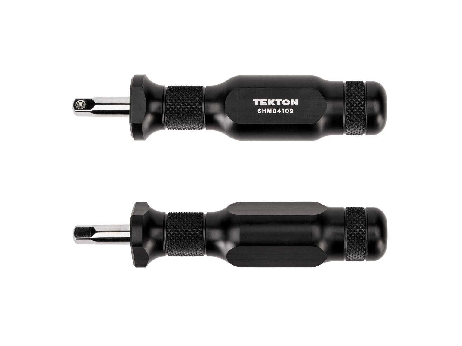 Side view of Tekton standard socket driver. Item #SHM04109