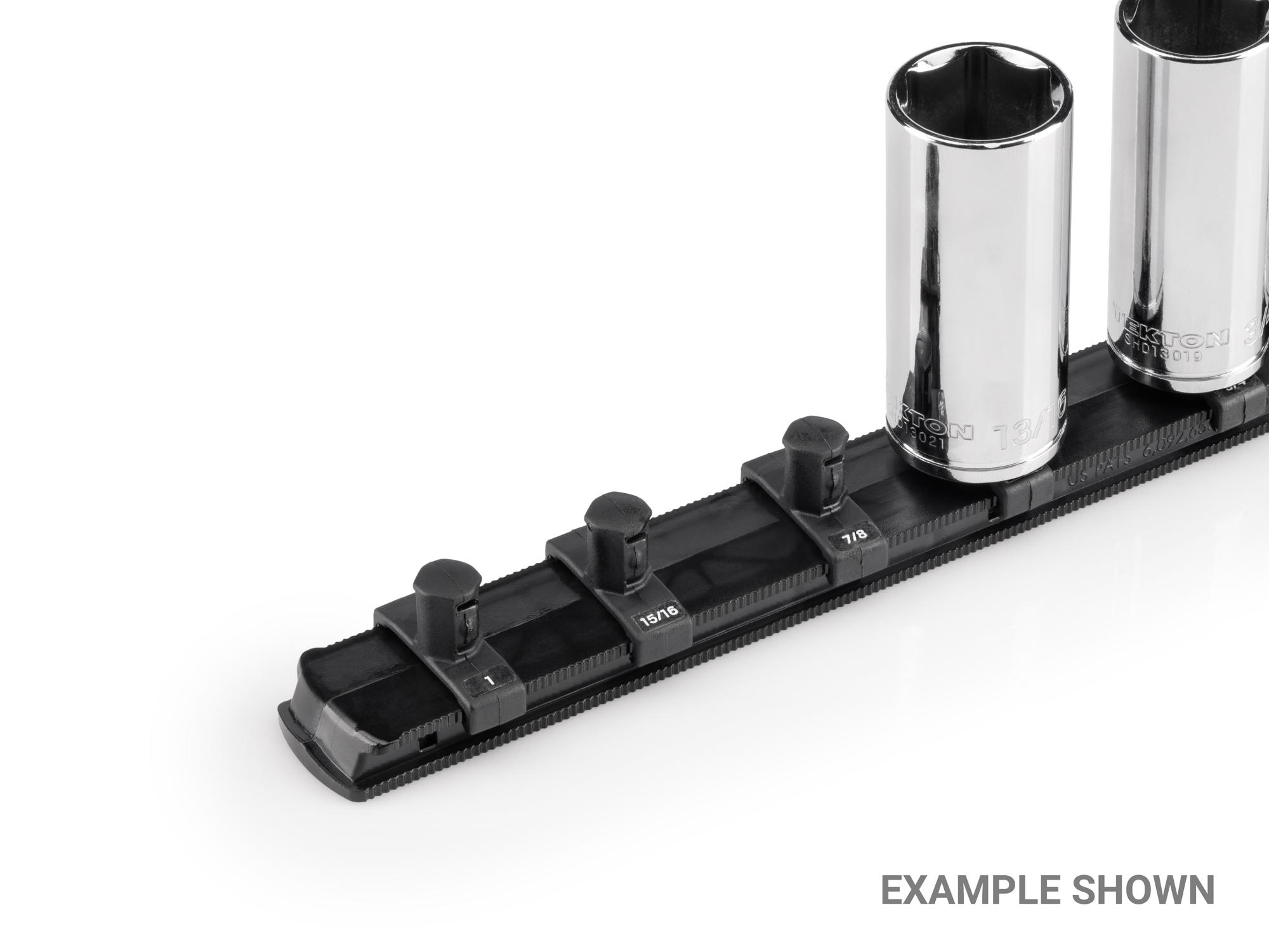 Example shown of Tekton clips and mountssocket organization. Item #OSC90002