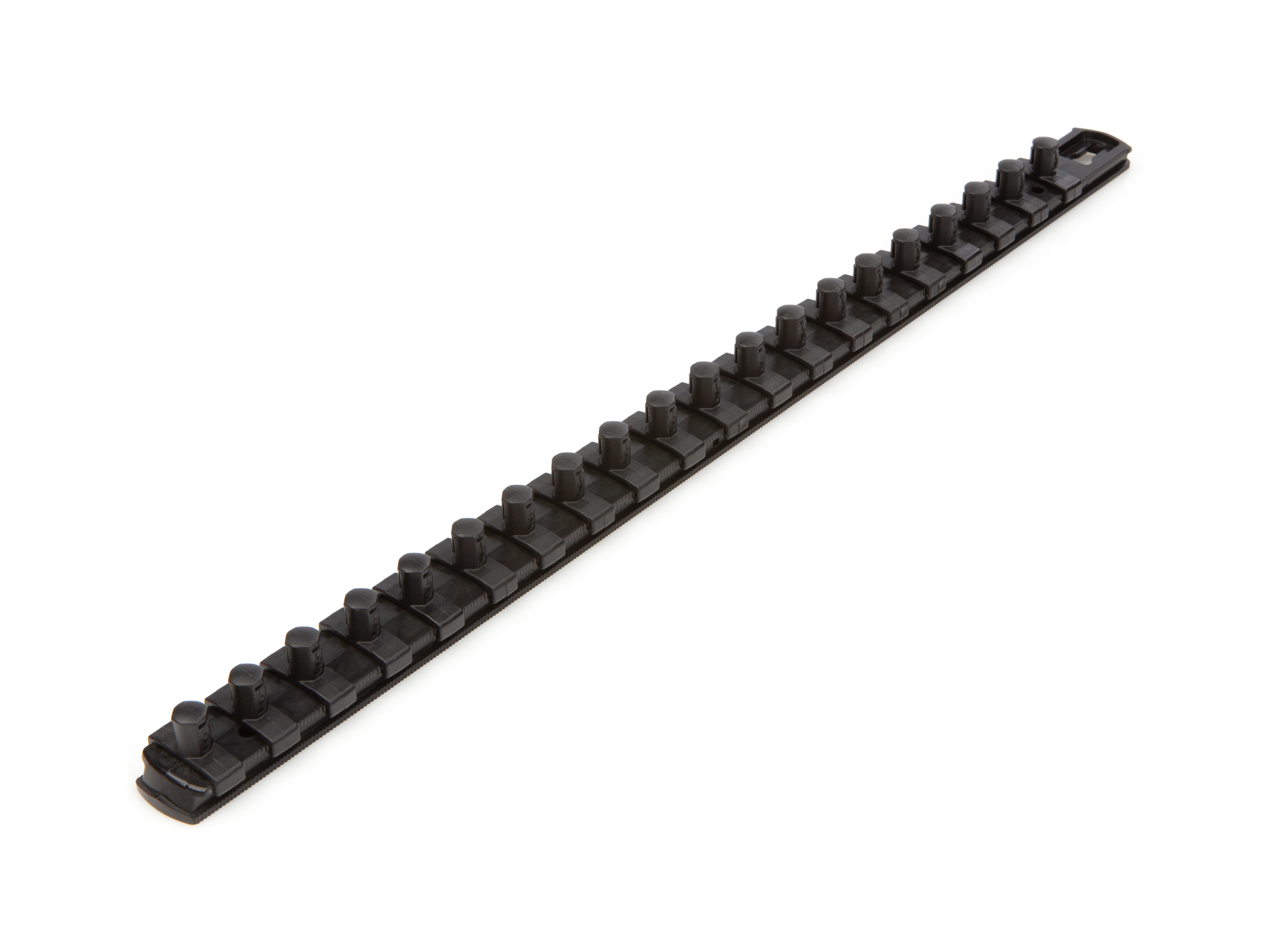 TEKTON 3/8 Inch Drive x 18 Inch Socket Rail, 20 Clips (Black)