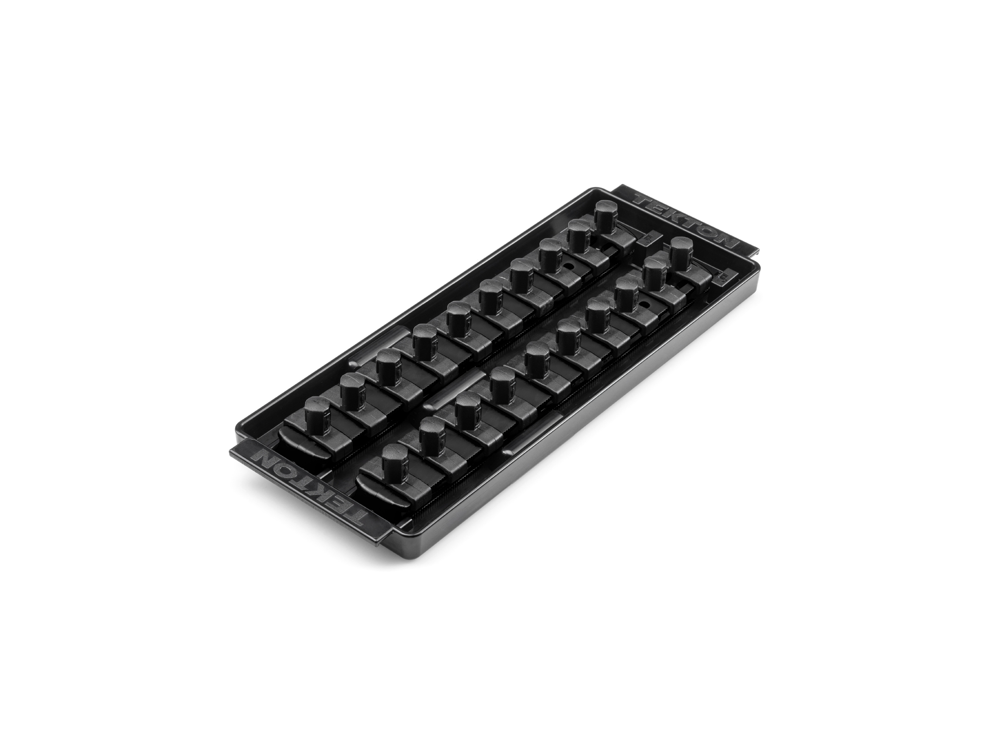 オークス ＬＰストッカー LPS710 ブラック 3/8 Inch Drive 2-Rail Socket Organizer Set, 20-Tool (Black