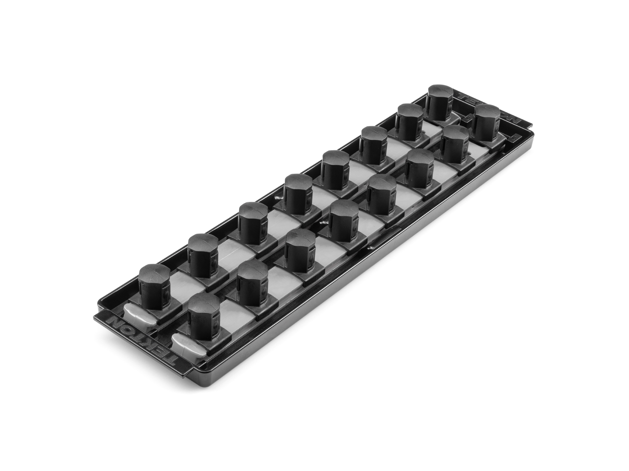 TEKTON 3/4 Inch Drive 2-Rail Socket Organizer Set, Gray (16-Tool)