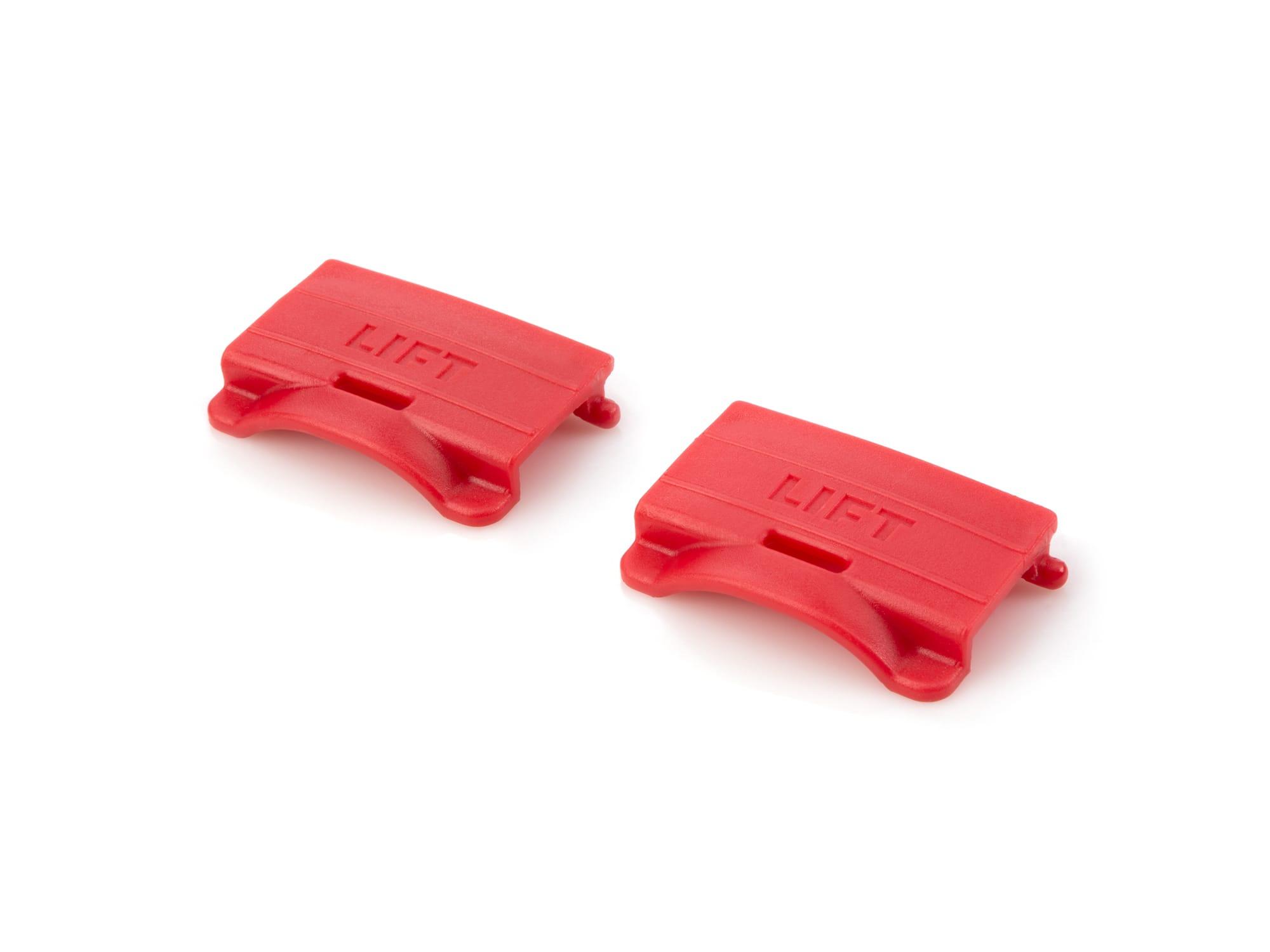 Front-right angle view of Tekton red socket set part set. Item #OSM89902