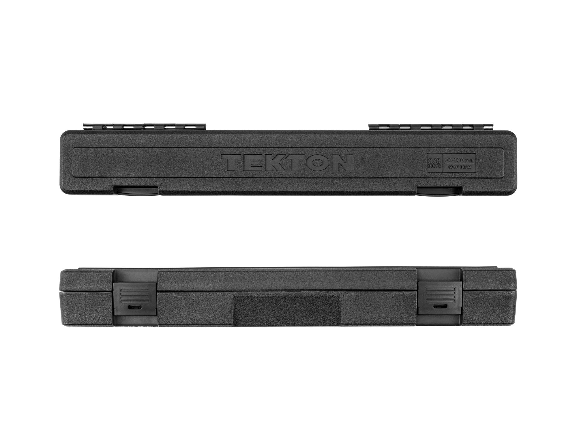 Second side view of Tekton case split beam torque wrench. Item #TRQ61122