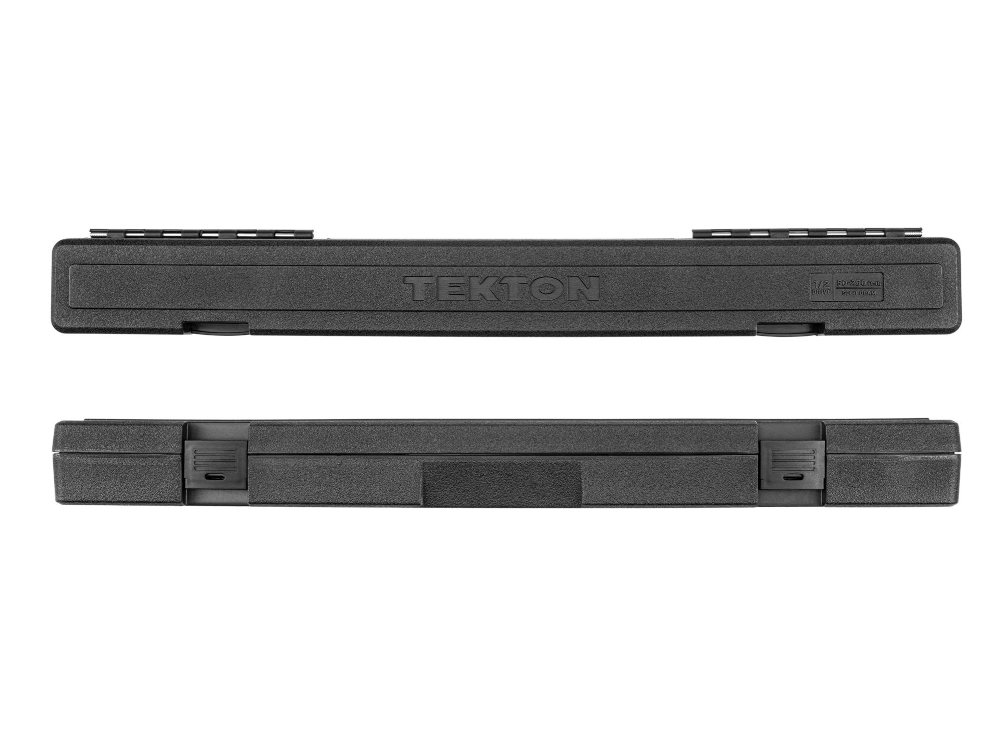Second side view of Tekton case split beam torque wrench. Item #TRQ62122